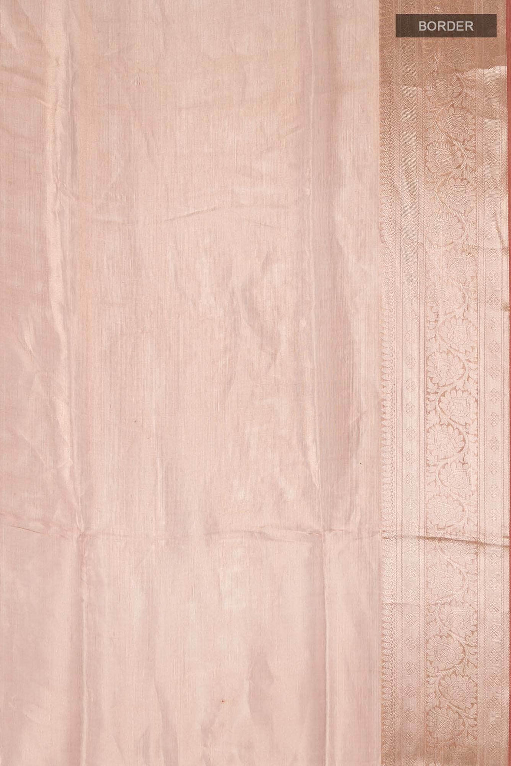 Copper with Gold Dual Tone Banarasi Tissue Silk Saree