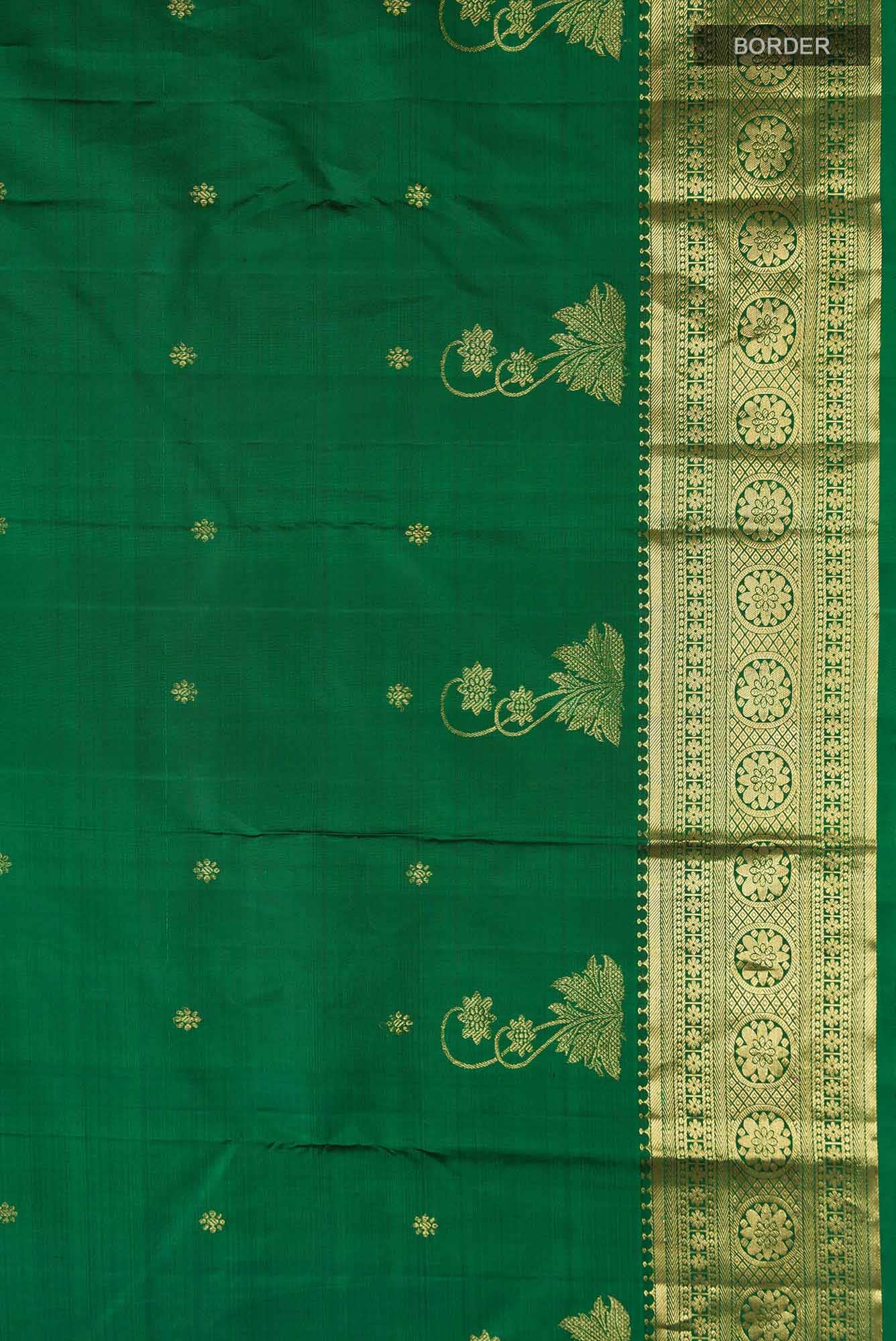 Tarangini-Green Kanchipuram Silk Saree