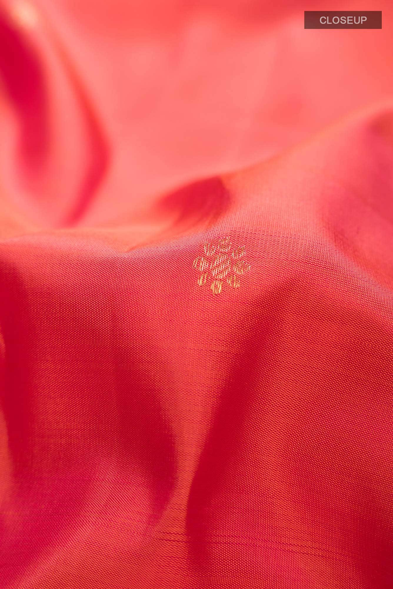 Tarangini-Orange Kanchipuram Silk Saree