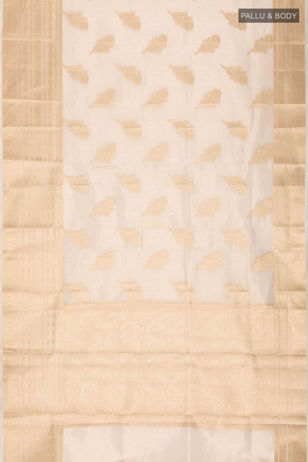 Gold Tissue Silk Saree with zari border