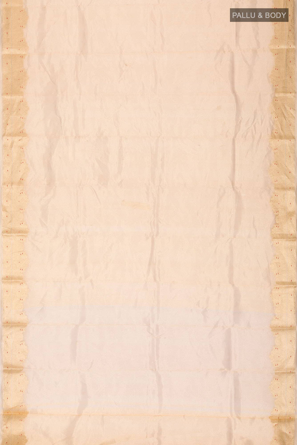 Gold Tissue Silk Saree with zari border