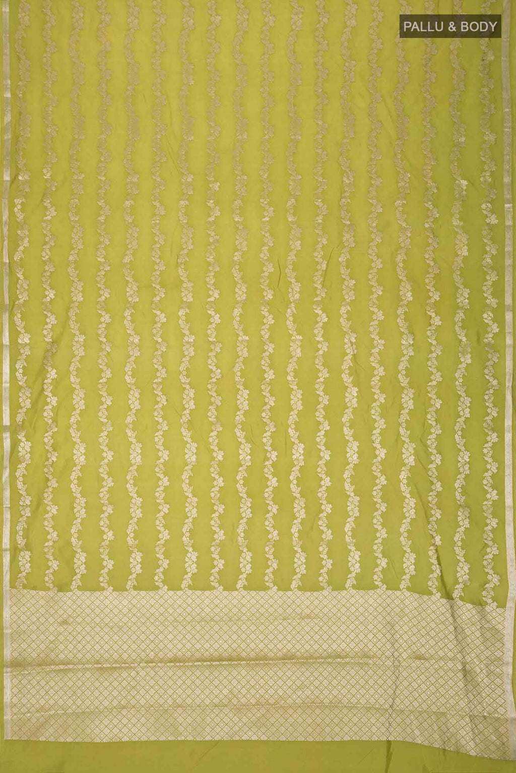 Green Banarasi Silk Saree