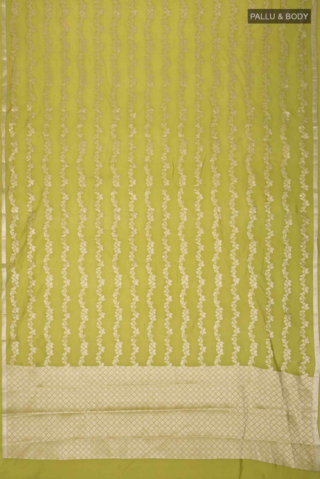 Green Banarasi Silk Saree