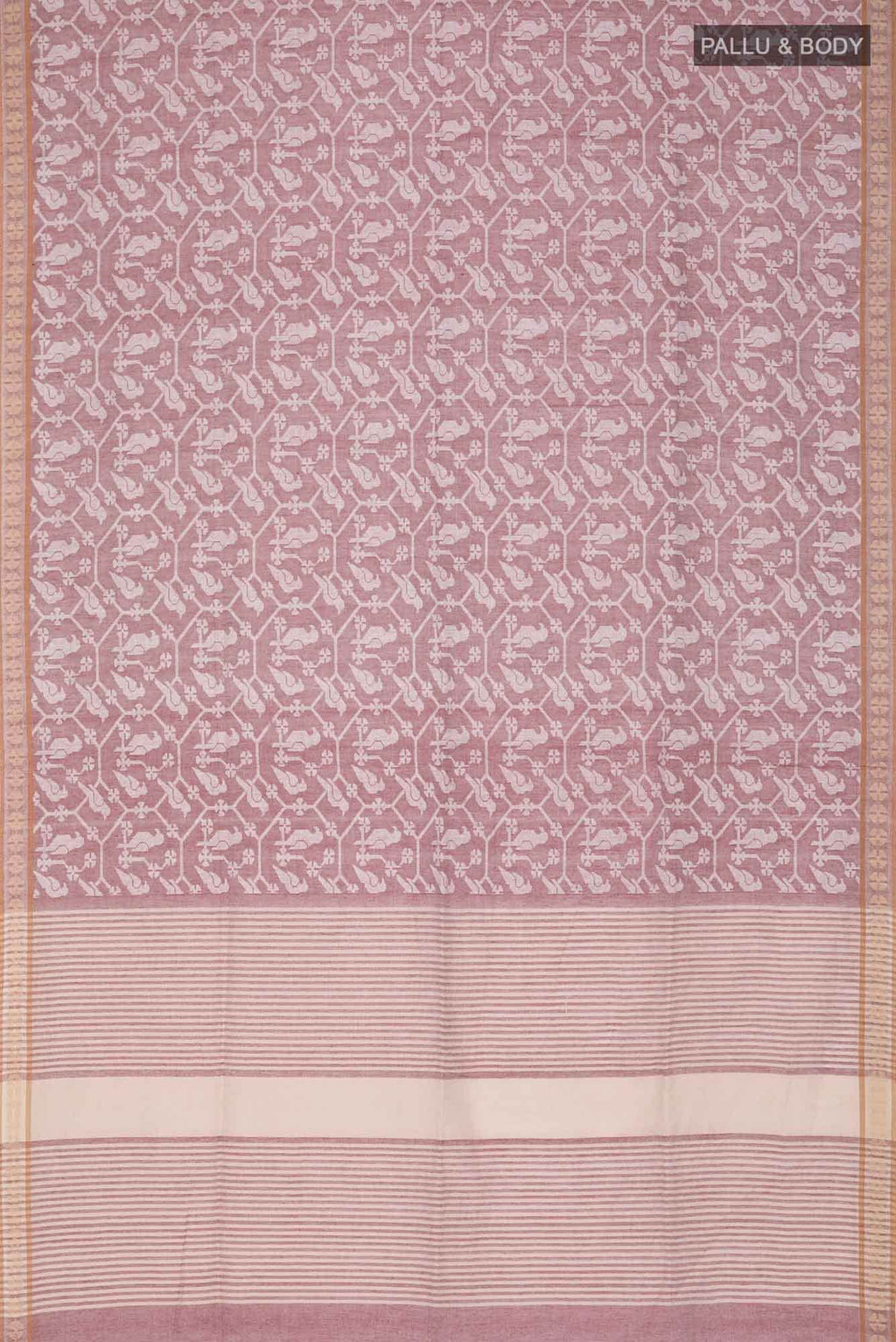 Mrinmayi-Brown Bengal Cotton saree