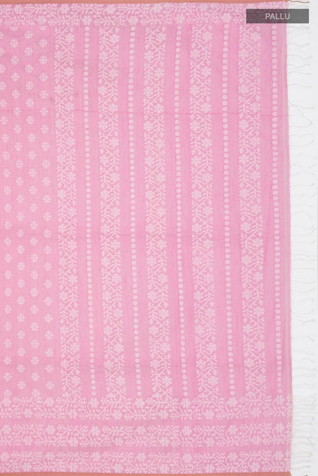 Mrinal-Pink Bengal Cotton saree
