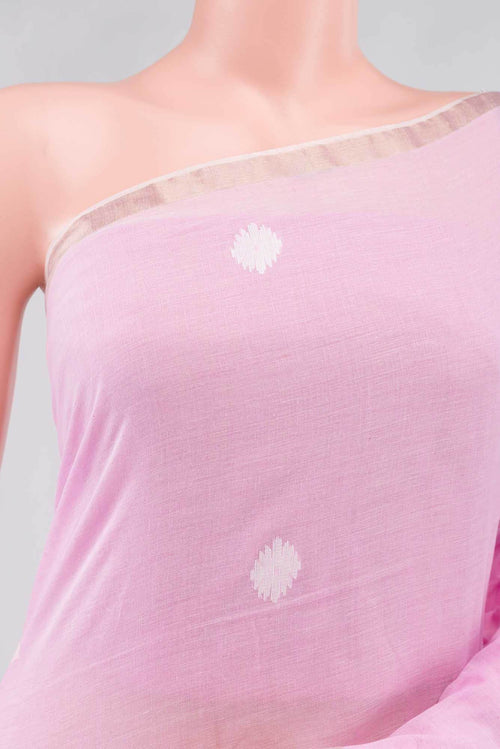 Aaheli-Baby Pink Bengal Cotton saree