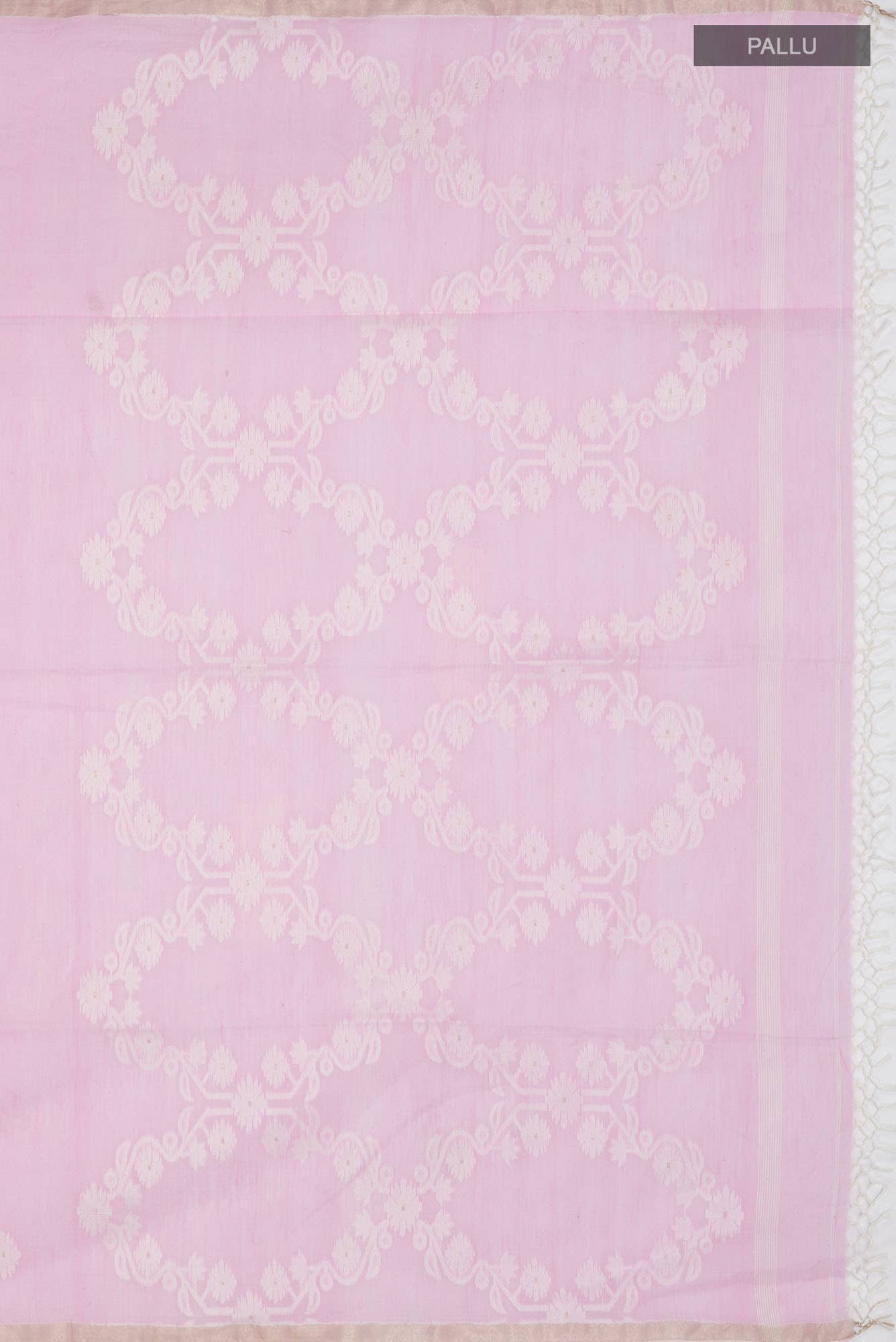 Aaheli-Baby Pink Bengal Cotton saree