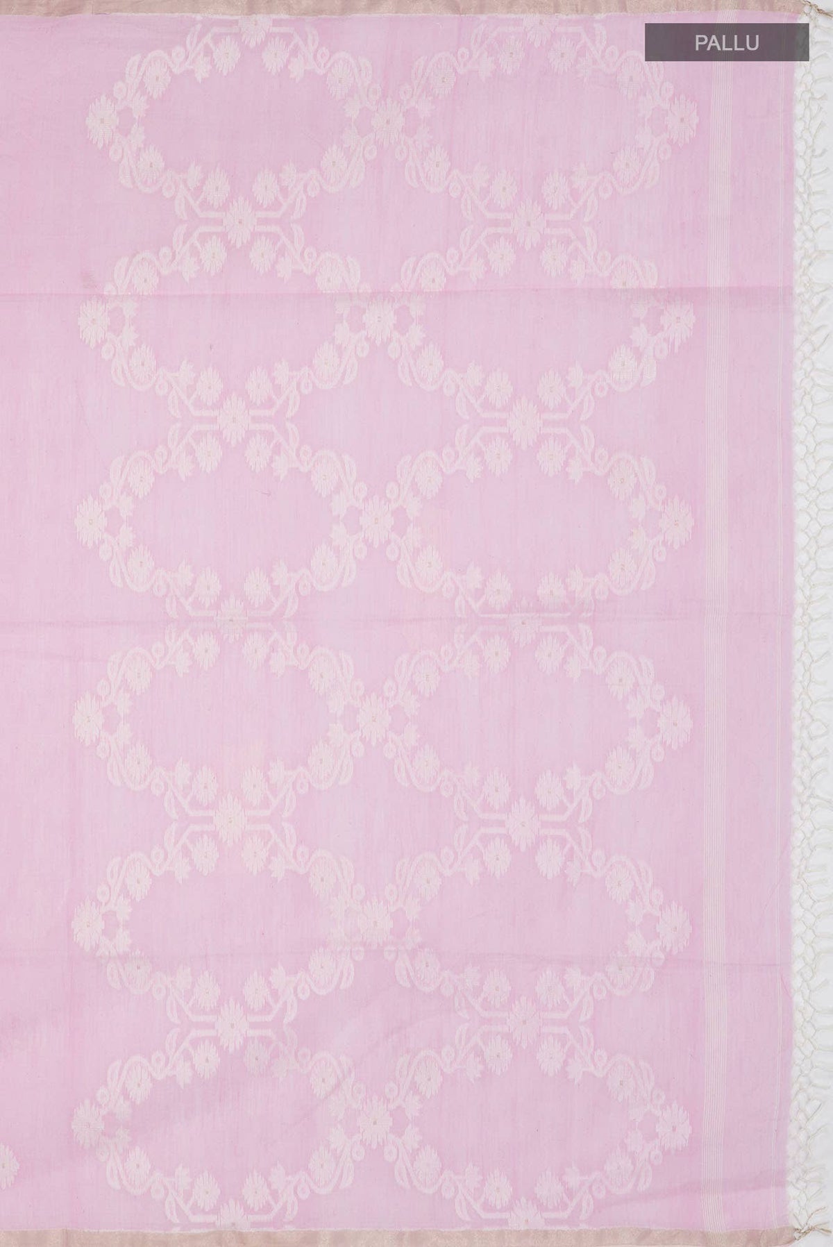 Aaheli-Baby Pink Bengal Cotton saree