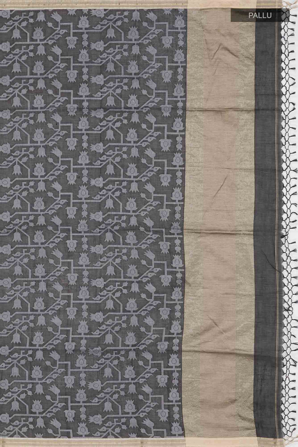 Binodini-Black Bengal Cotton saree