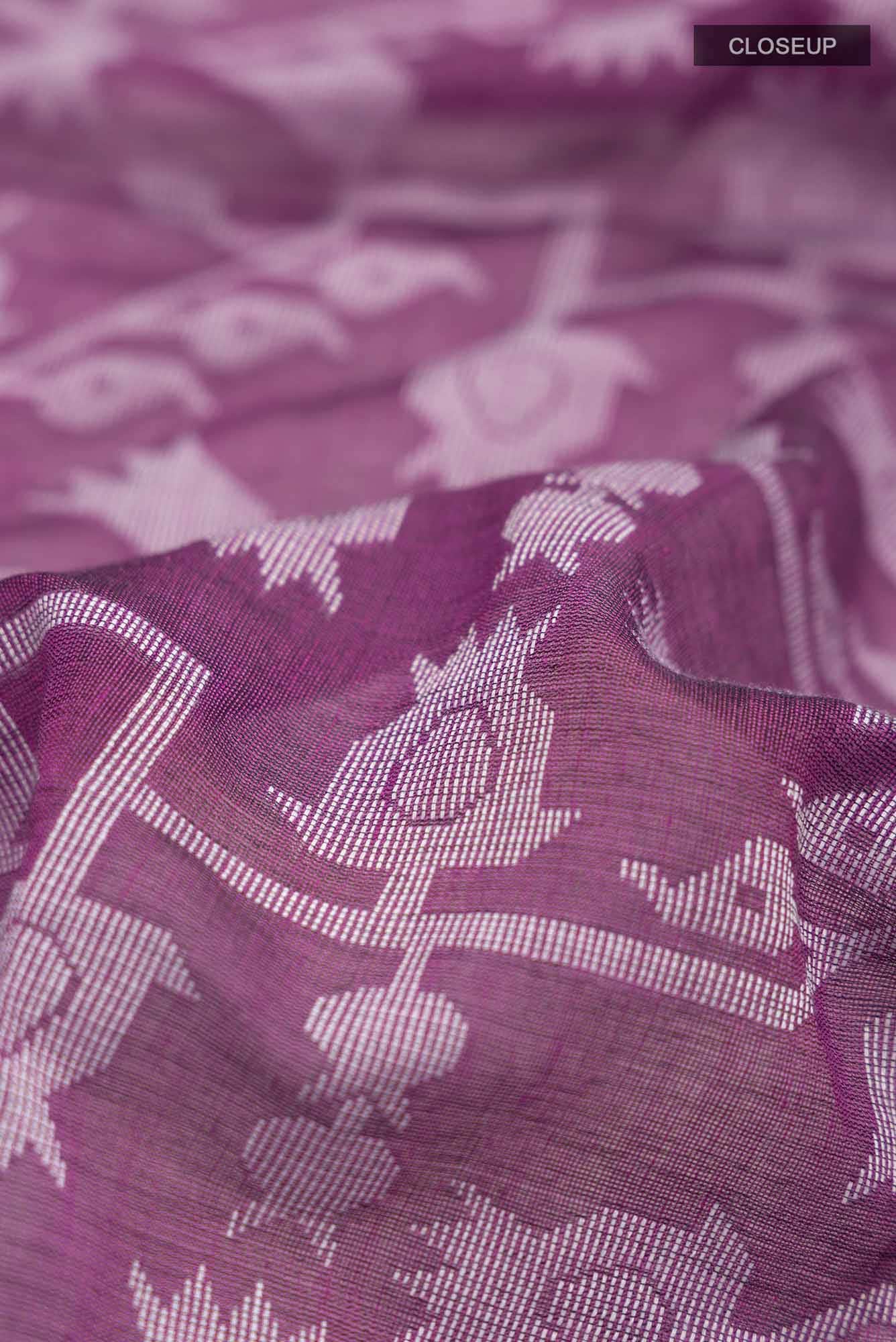 Binodini-Purple Bengal Cotton saree