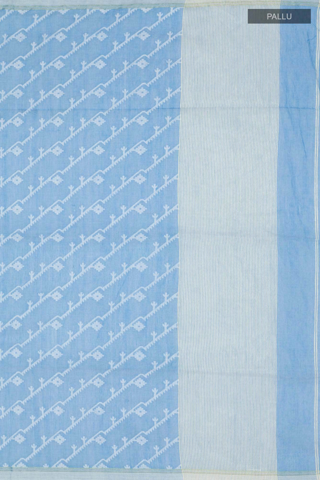 Bimala-Sky Blue Bengal Cotton saree