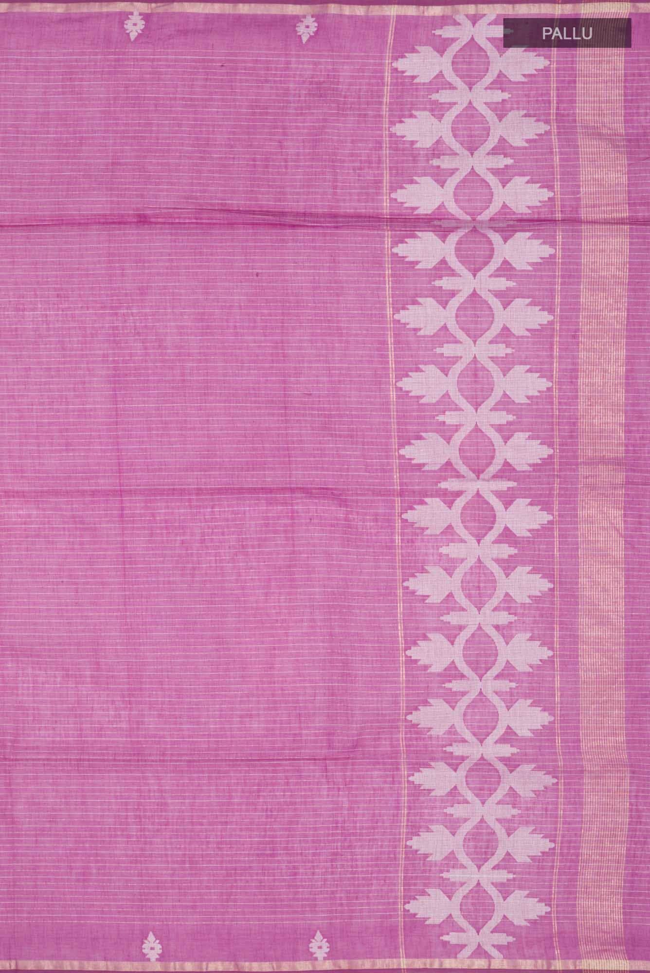 Haimanti-Magenta Bengal Cotton saree
