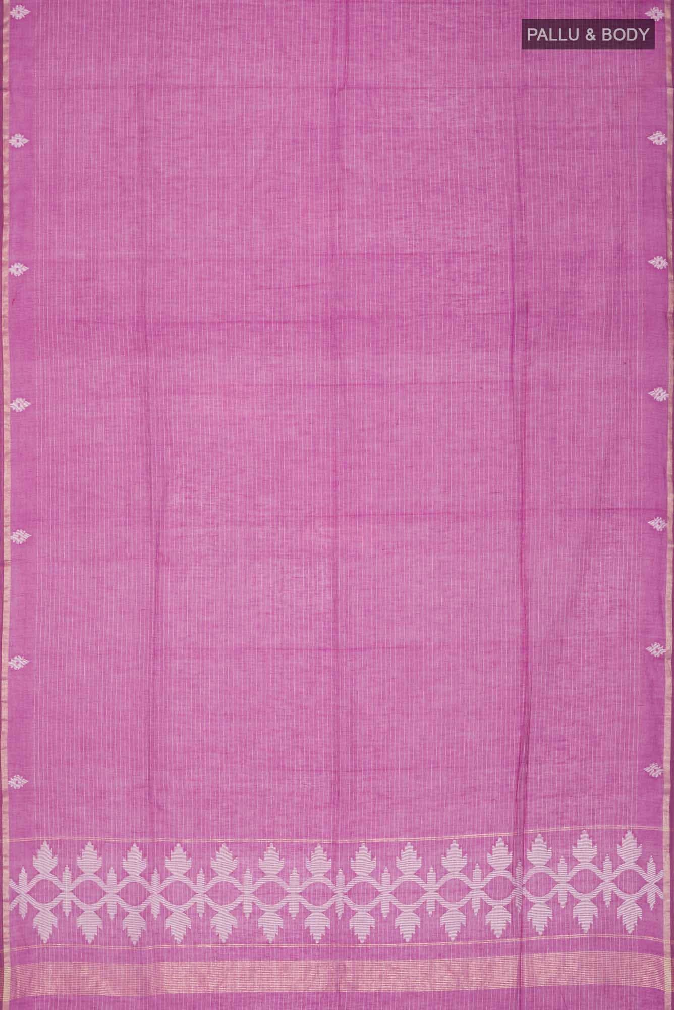Haimanti-Magenta Bengal Cotton saree