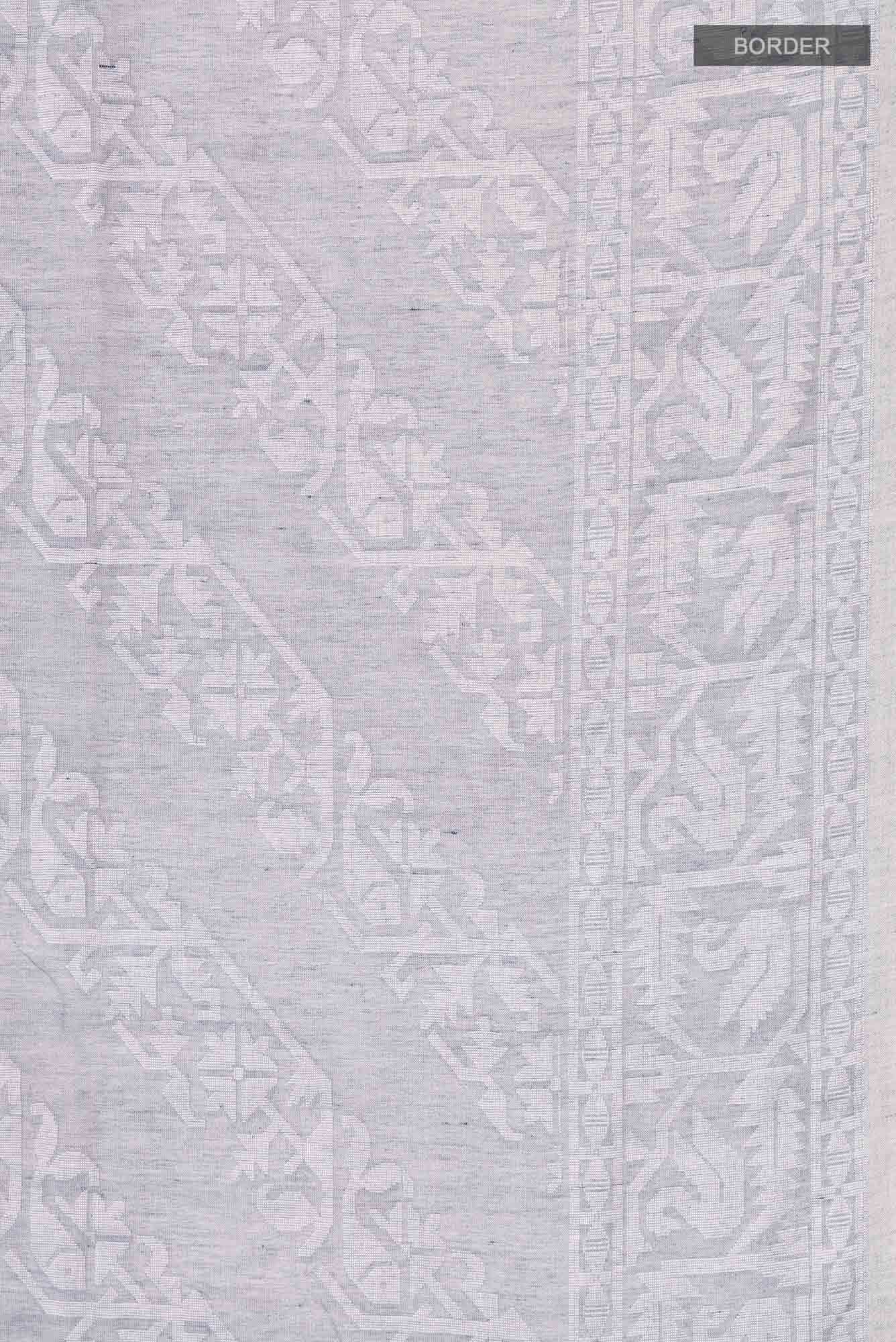 Hansika-Grey Bengal Cotton saree