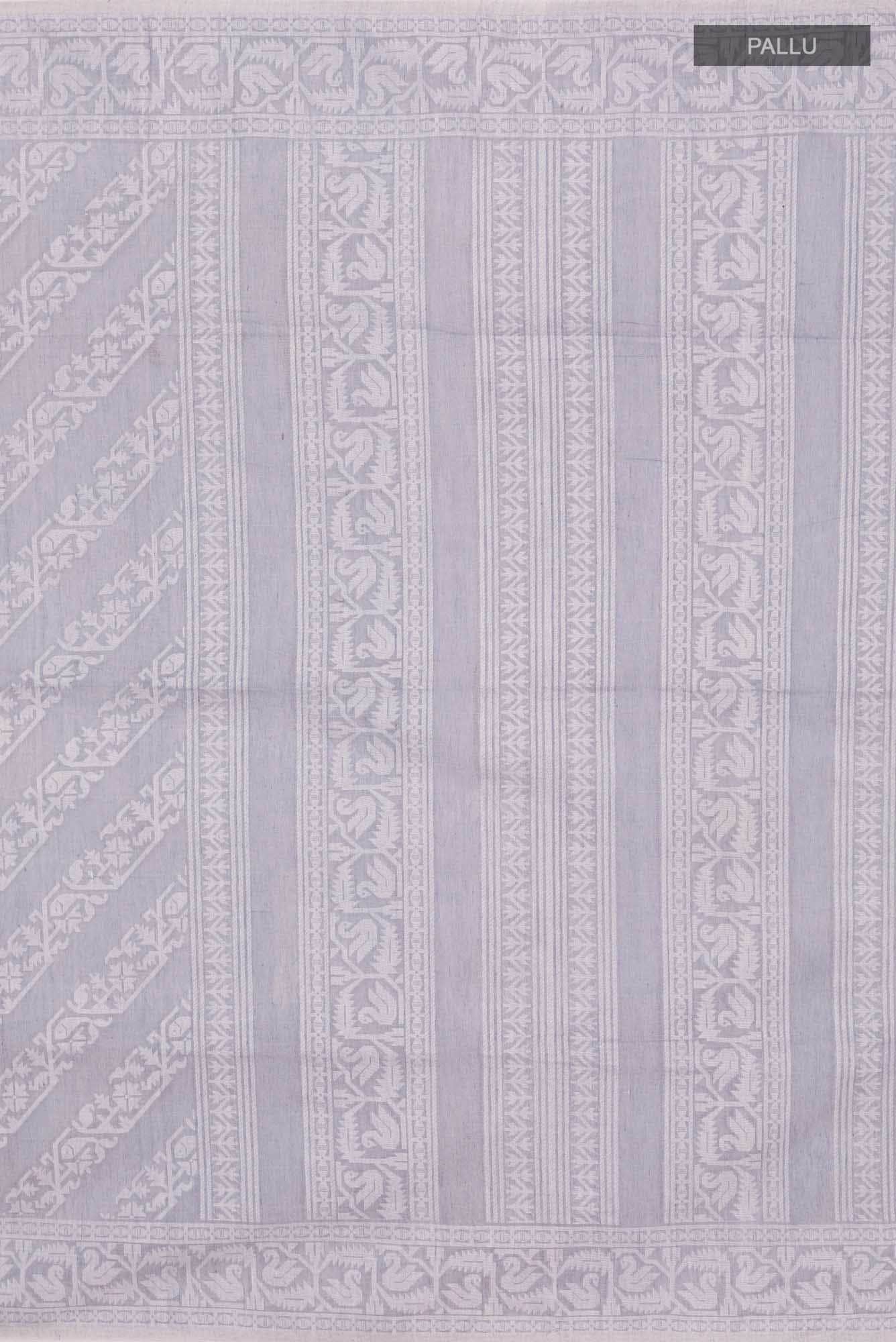 Hansika-Grey Bengal Cotton saree