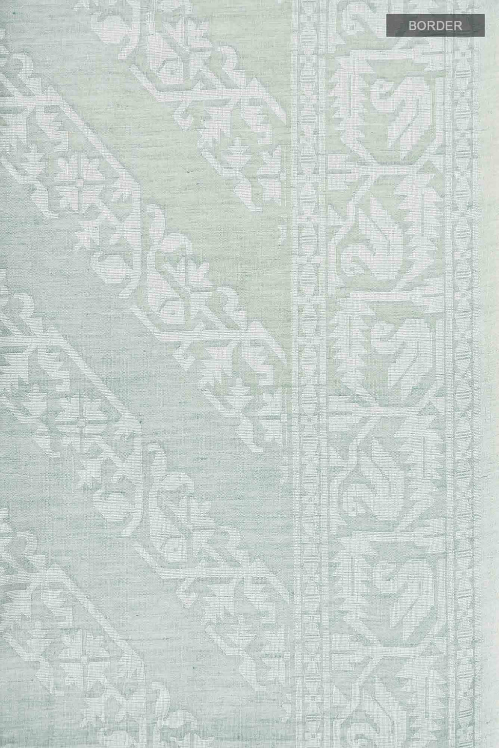 Hansika-Sage Green Bengal Cotton saree