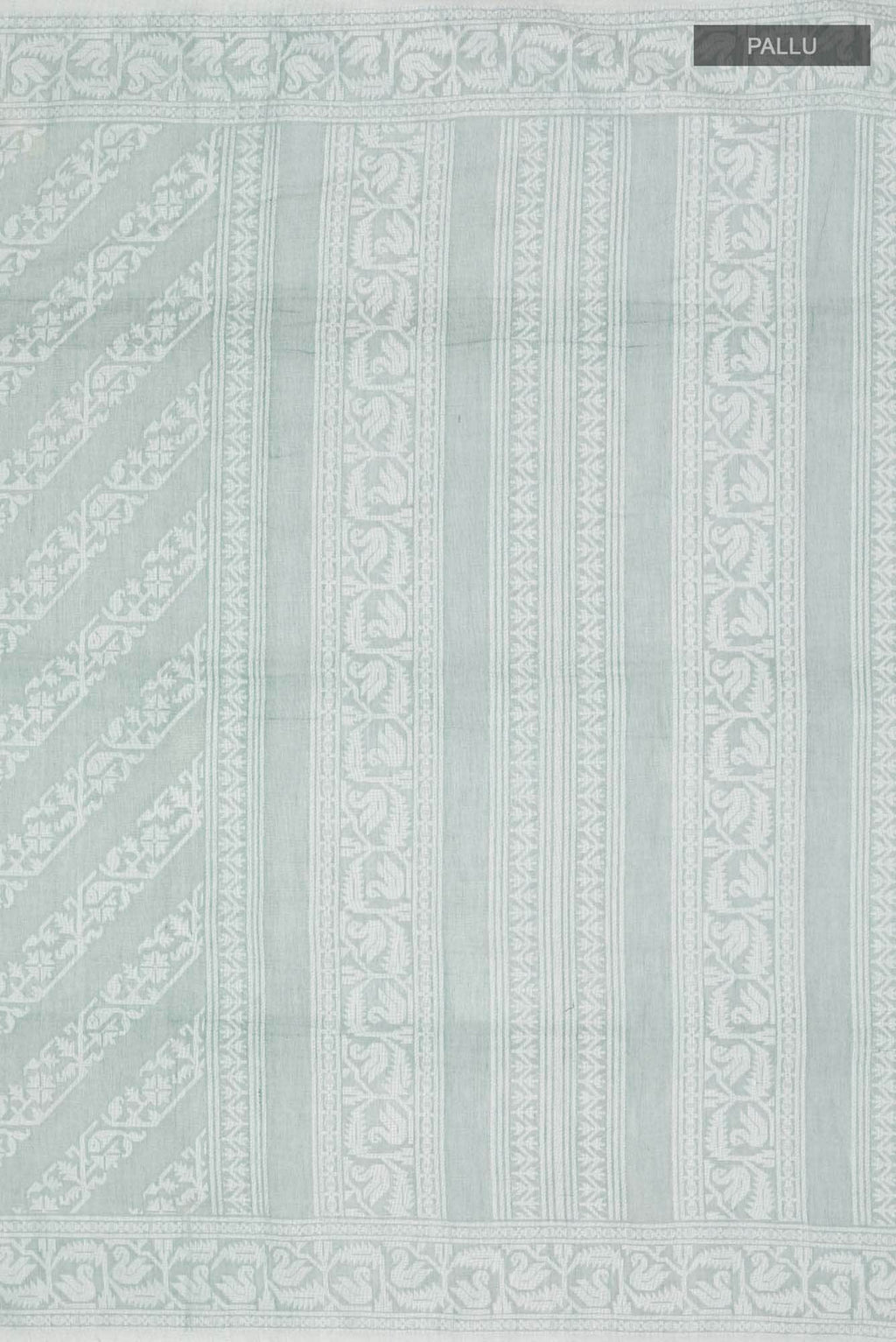 Hansika-Sage Green Bengal Cotton saree