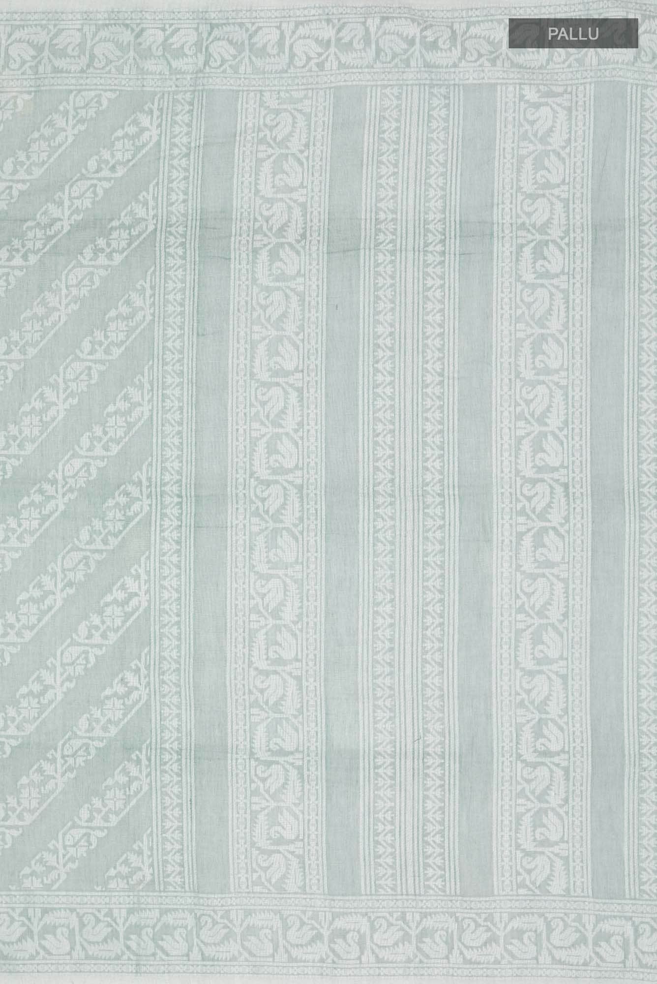 Hansika-Sage Green Bengal Cotton saree