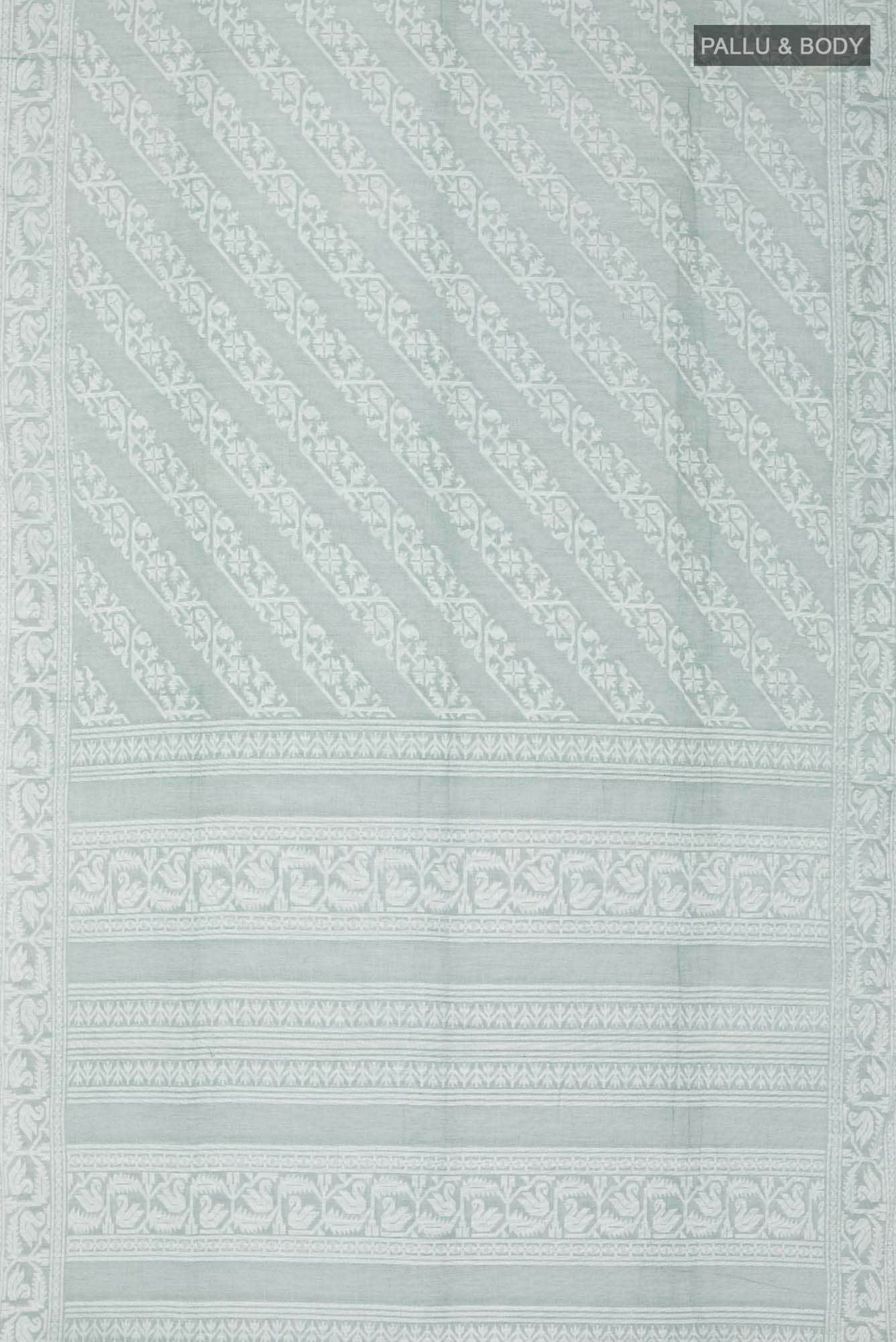 Hansika-Sage Green Bengal Cotton saree