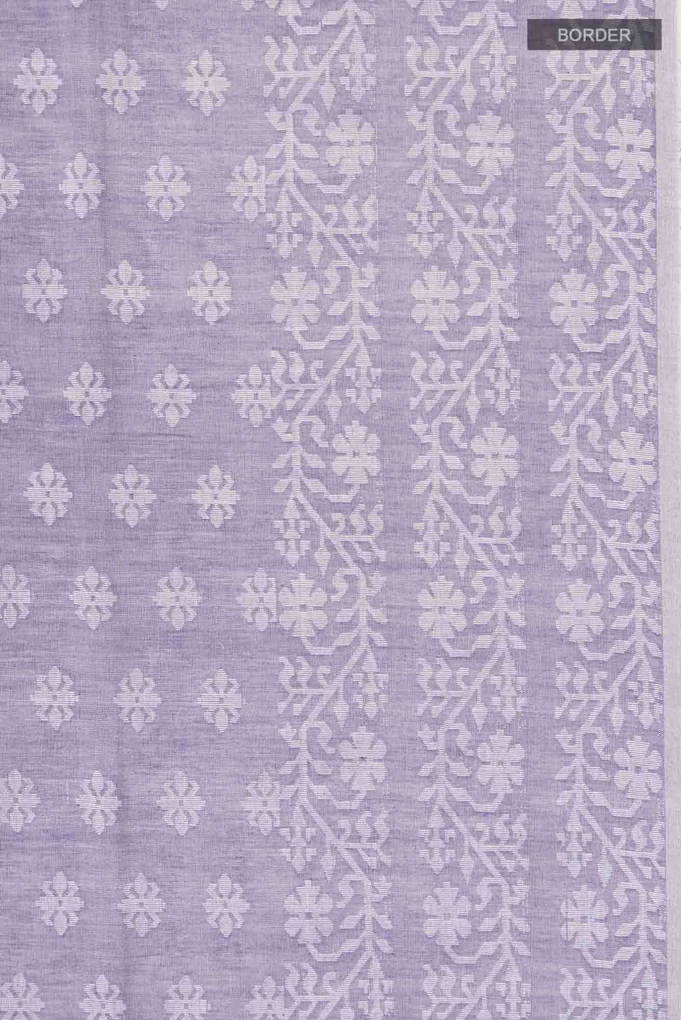 Mrinal-Heather Purple Bengal Cotton saree