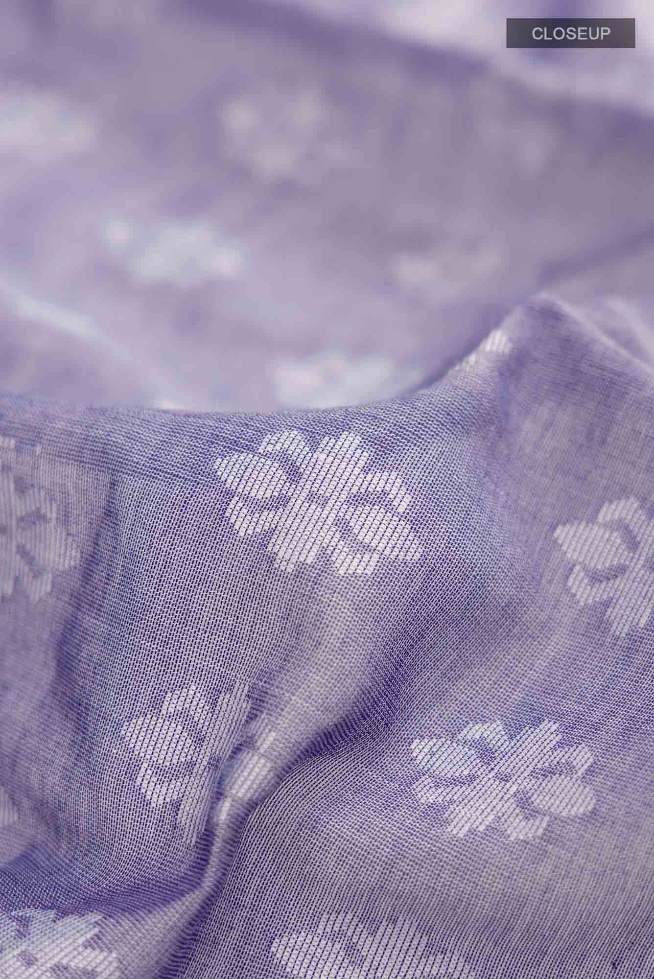 Mrinal-Heather Purple Bengal Cotton saree