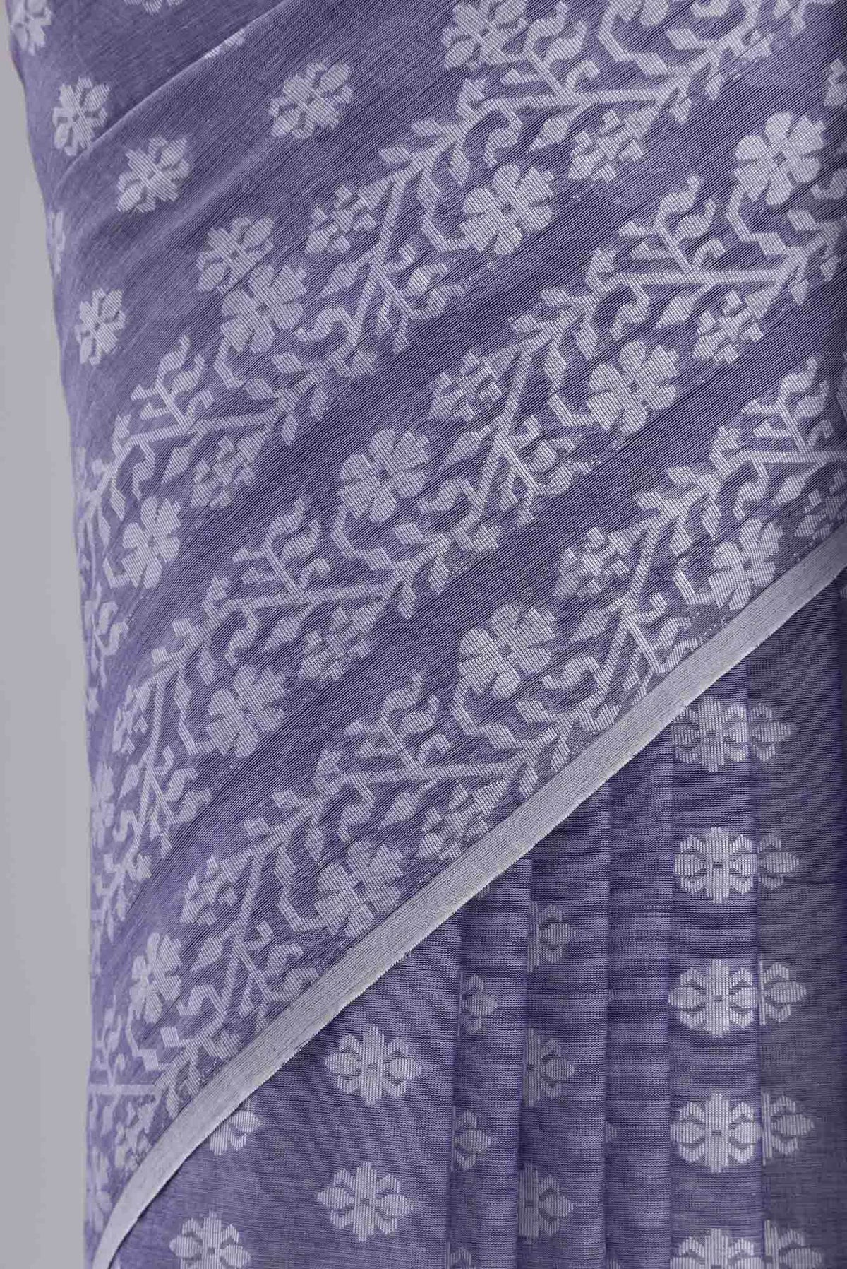 Mrinal-Heather Purple Bengal Cotton saree