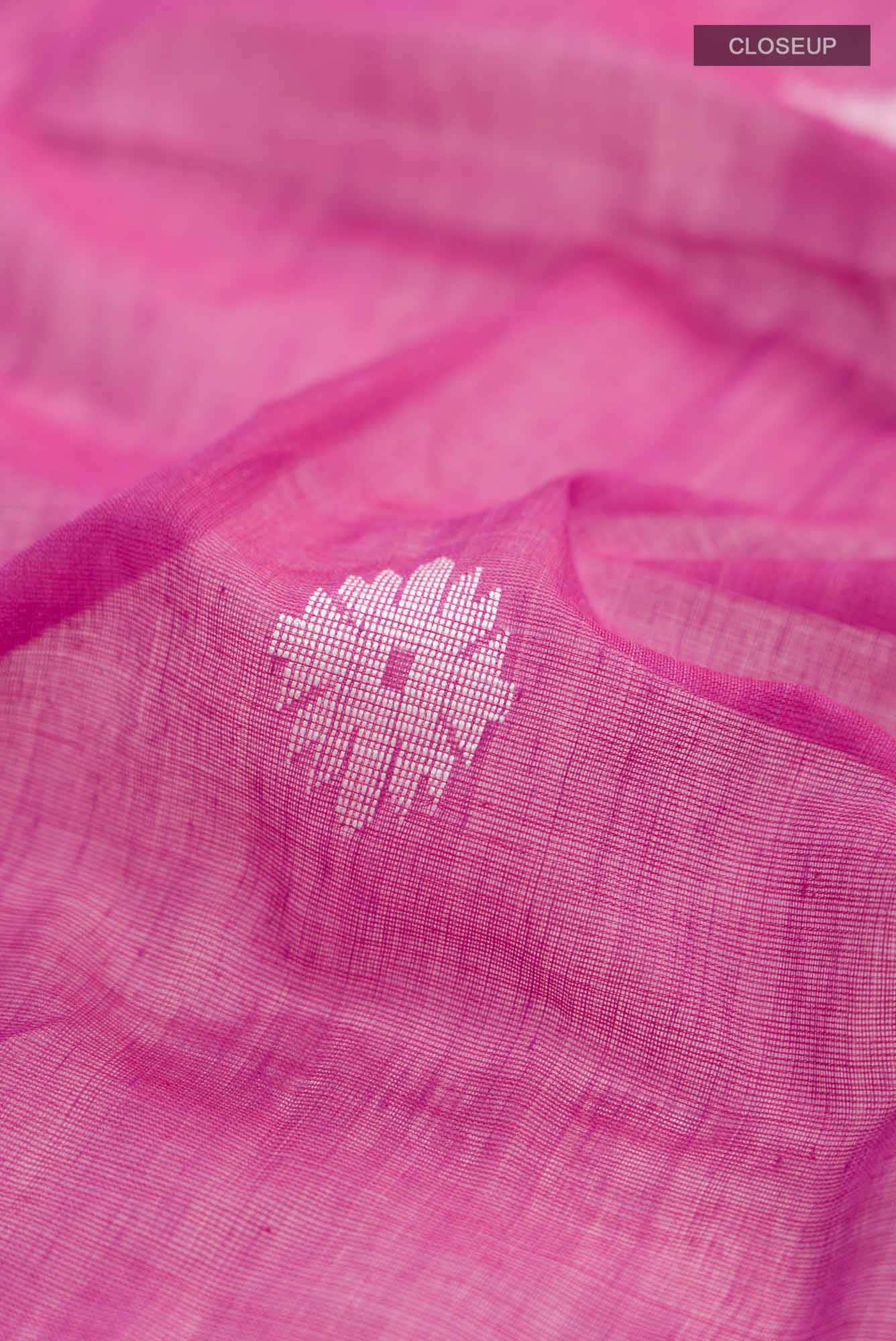 Aaheli-Hot Pink Bengal Cotton saree