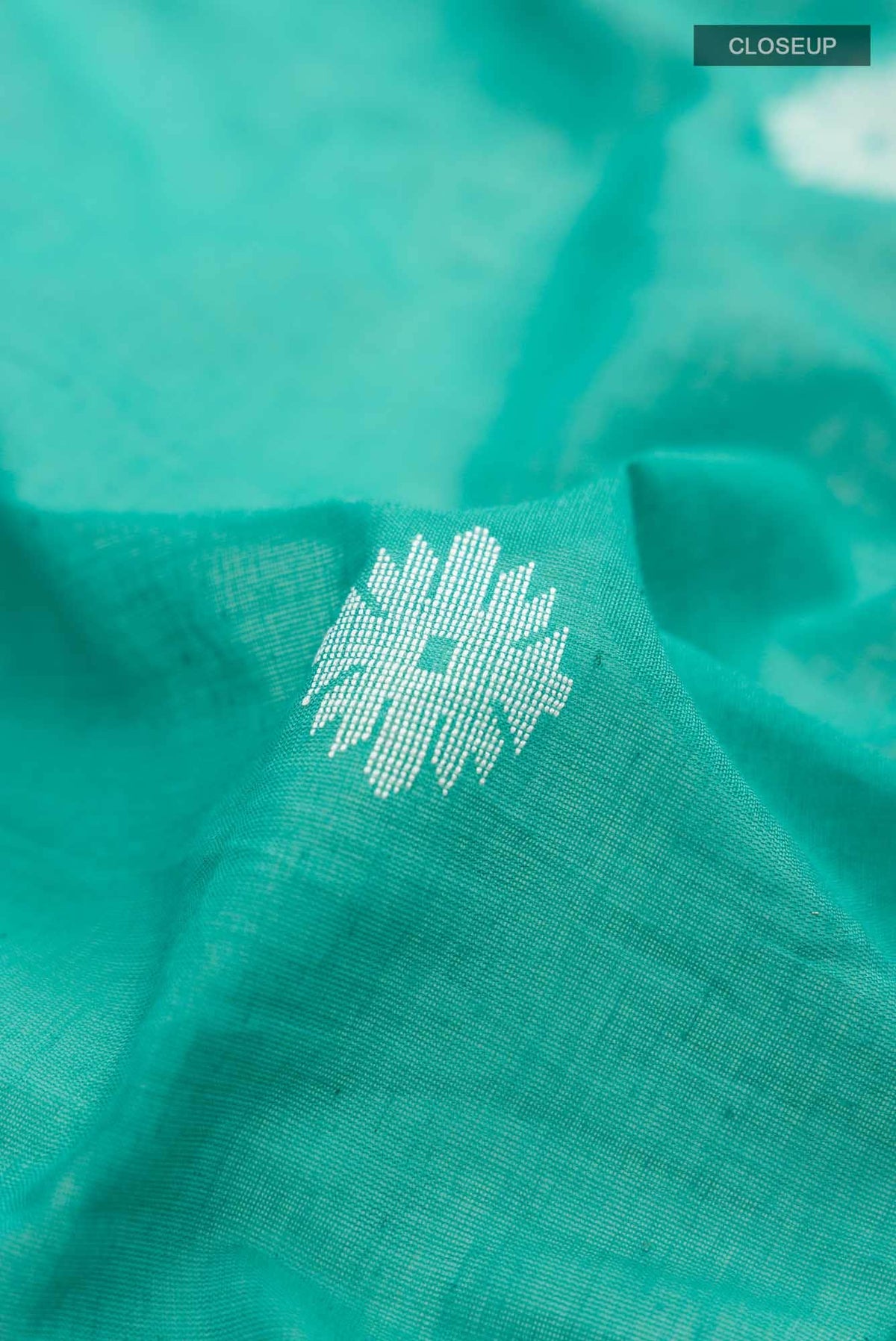 Aaheli-Ocean Green Bengal Cotton saree