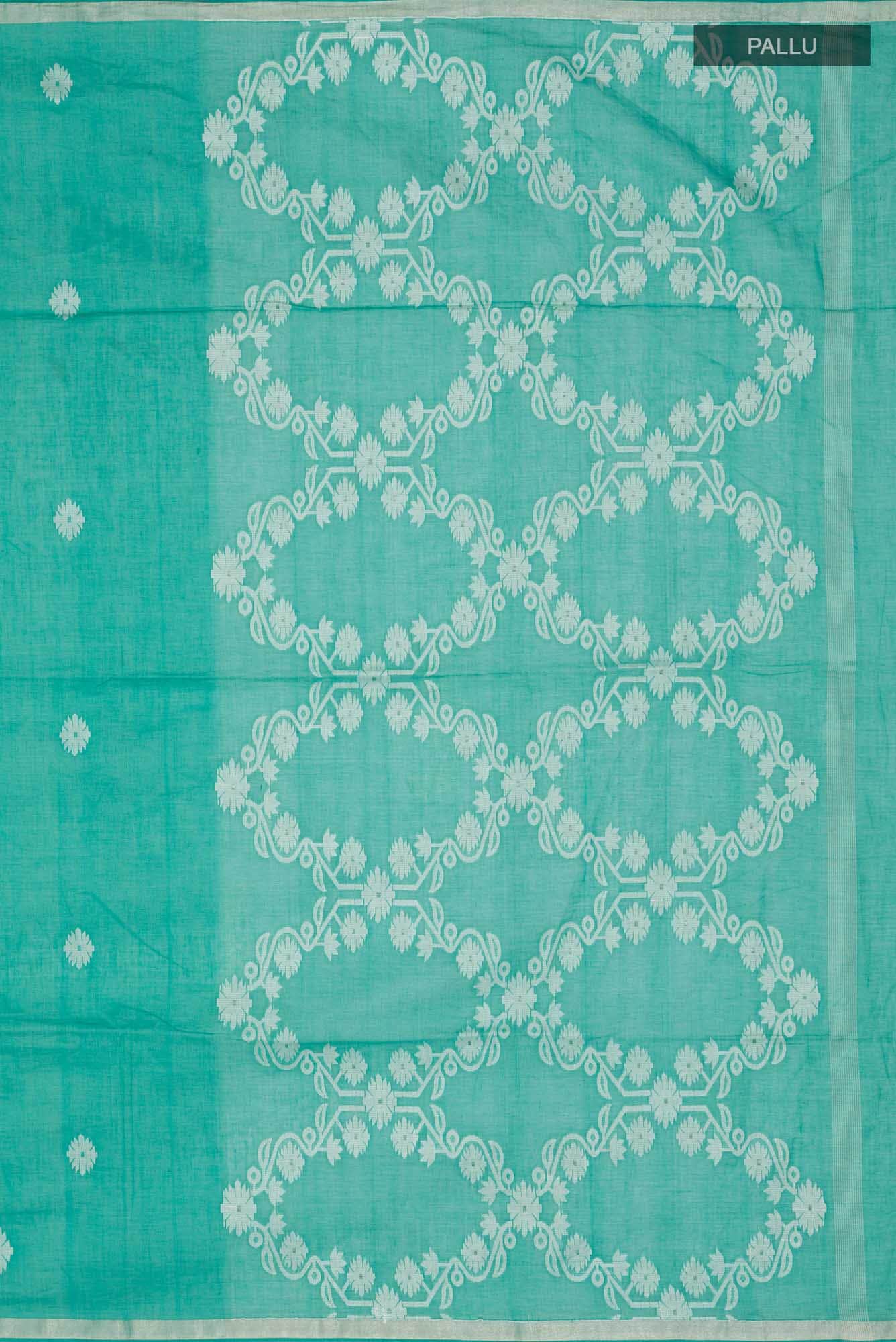 Aaheli-Ocean Green Bengal Cotton saree