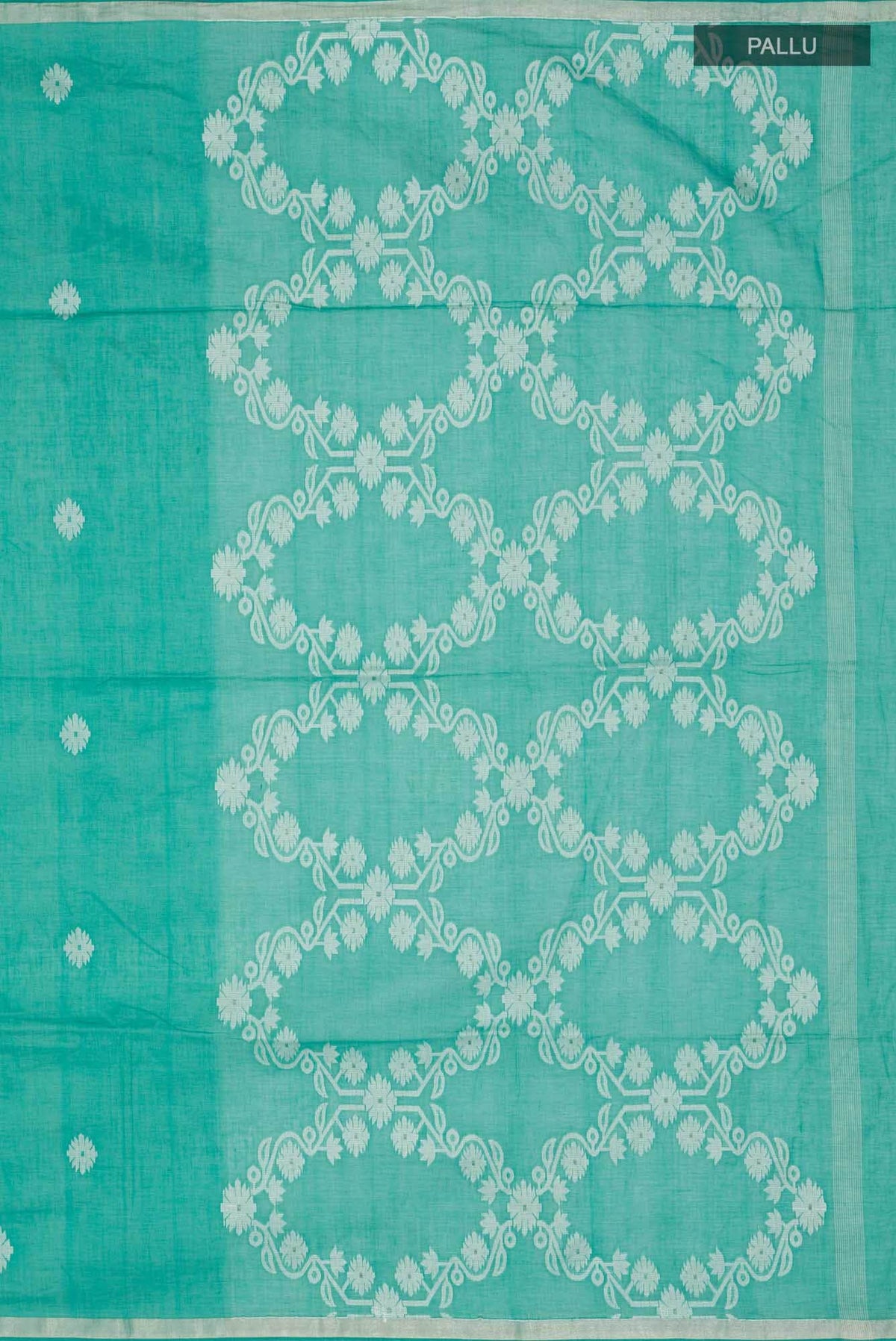 Aaheli-Ocean Green Bengal Cotton saree