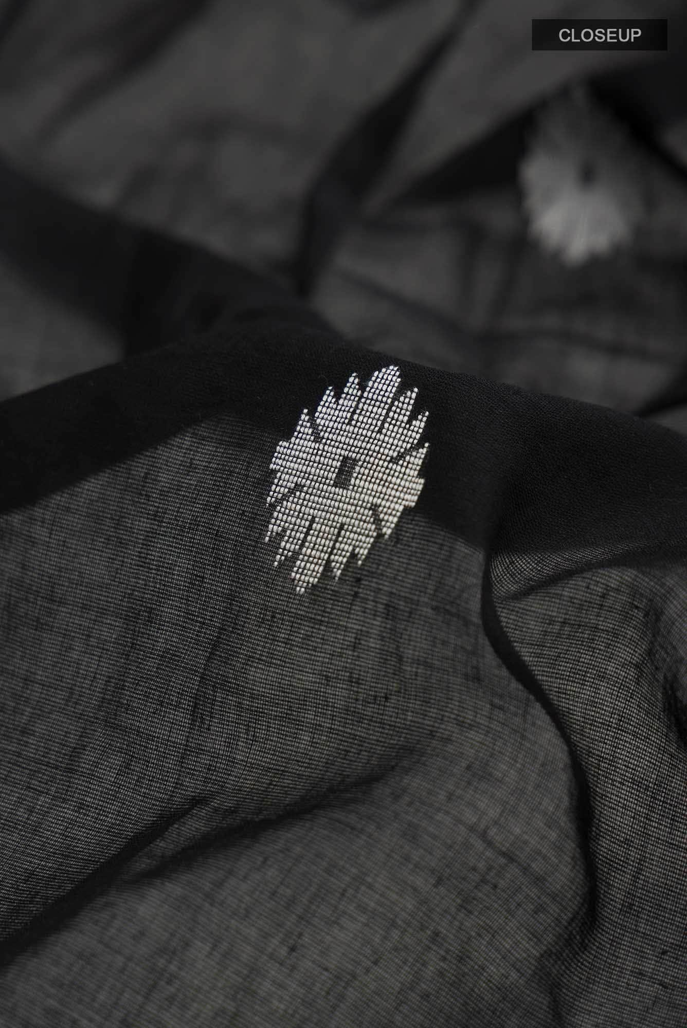 Aaheli-Black Bengal Cotton saree