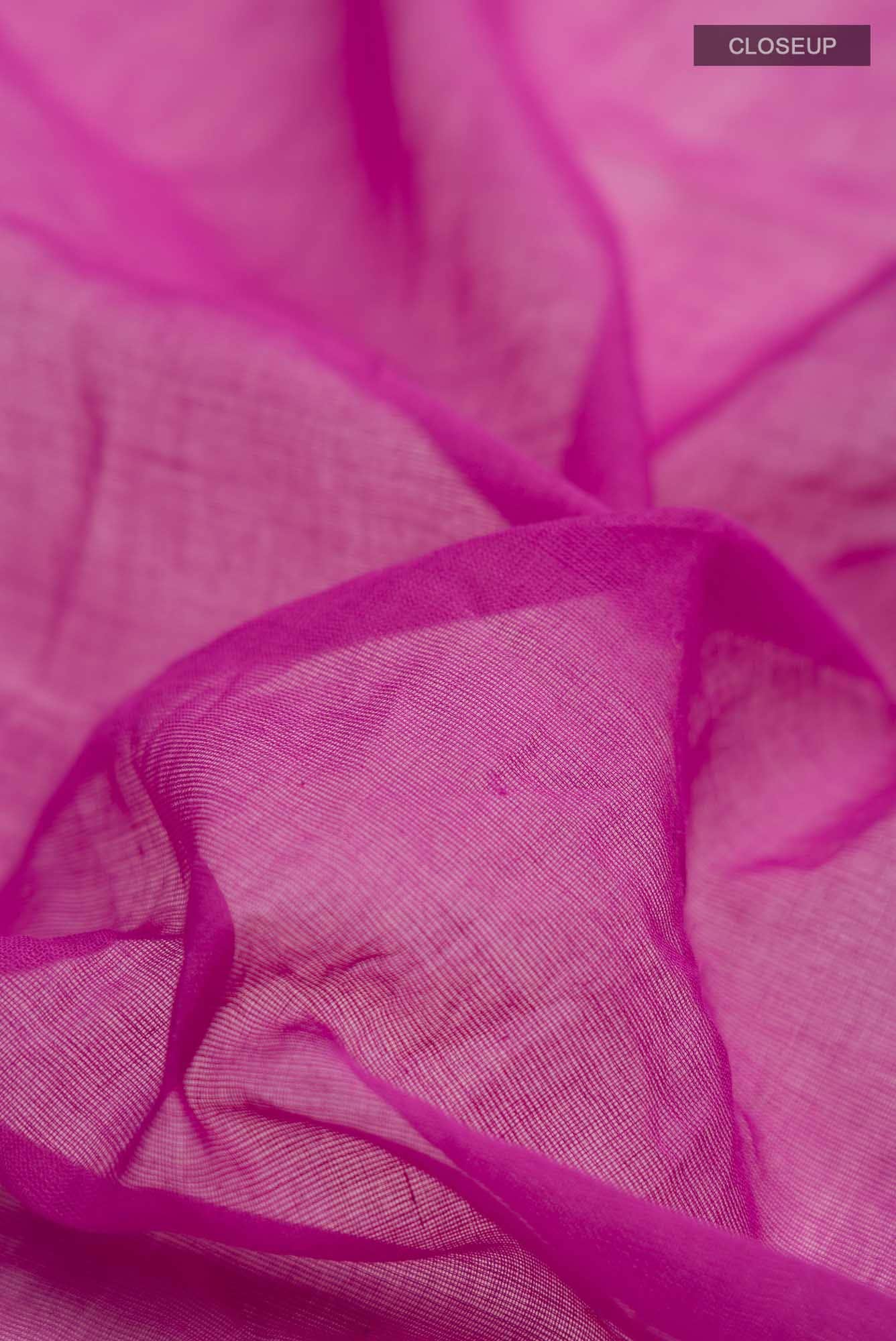 Damini-Magenta Bengal Cotton saree