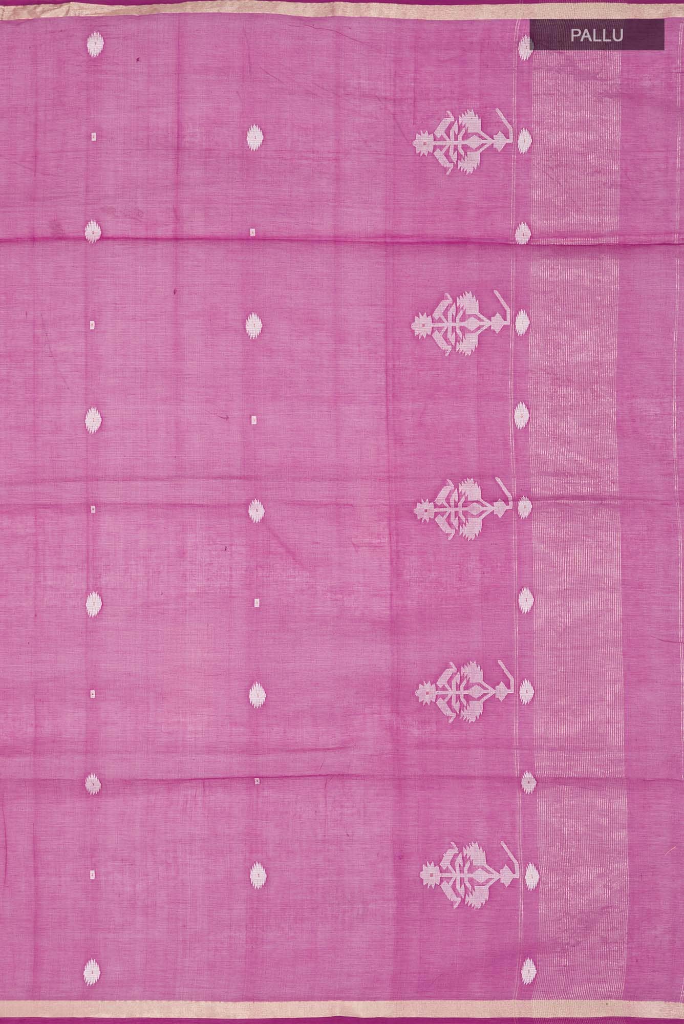 Damini-Magenta Bengal Cotton saree