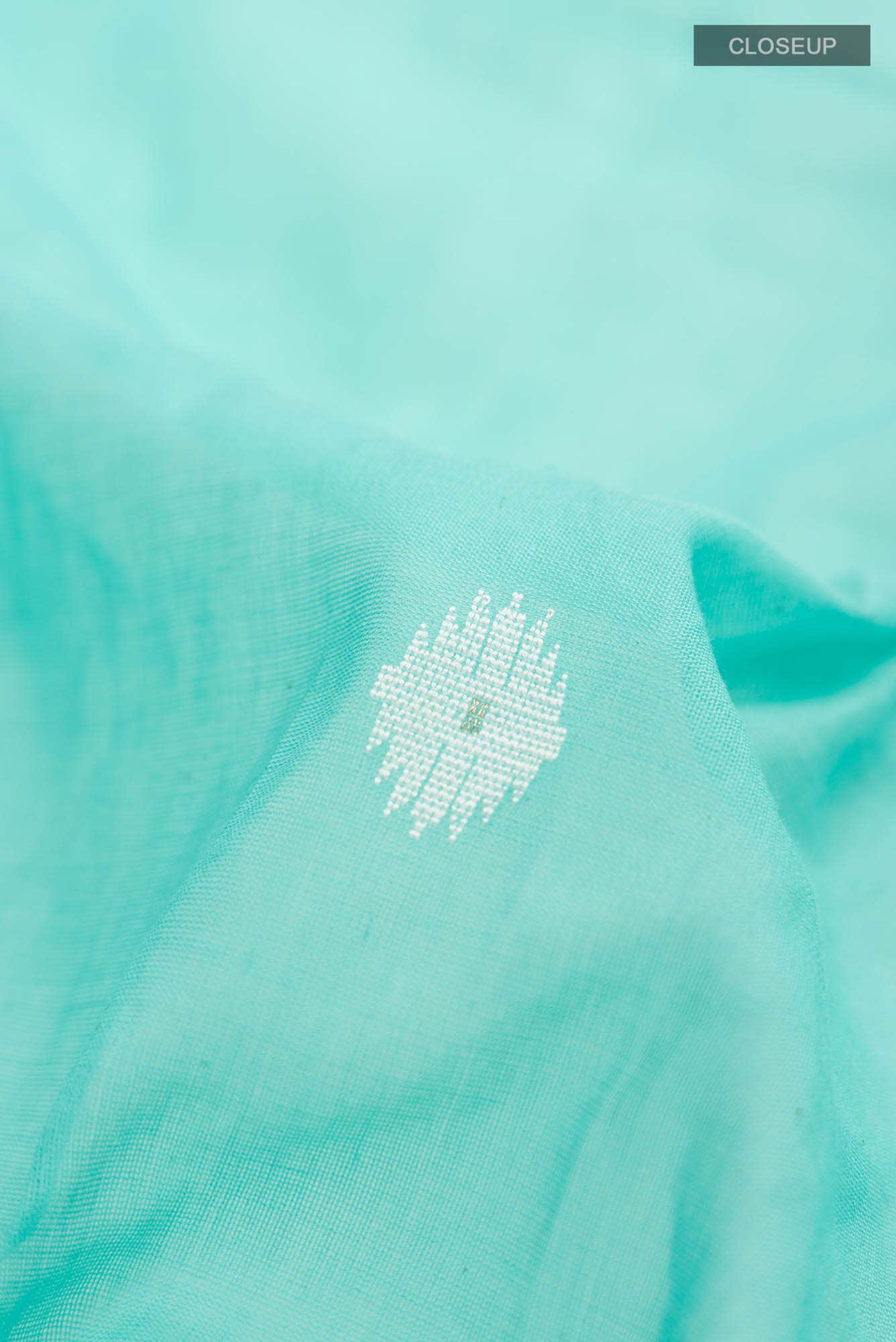 Damini-Light Sea Green Bengal Cotton saree