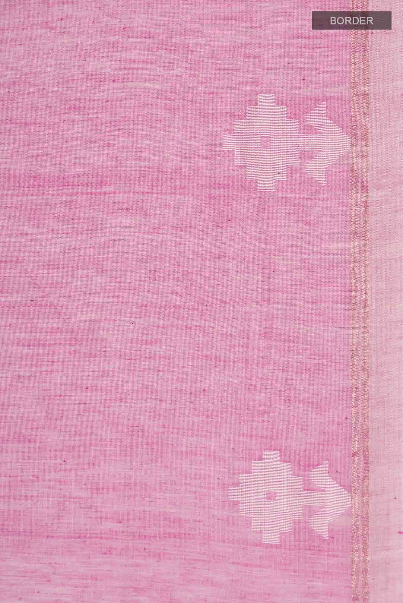 Anuradha-Pink Bengal Cotton saree