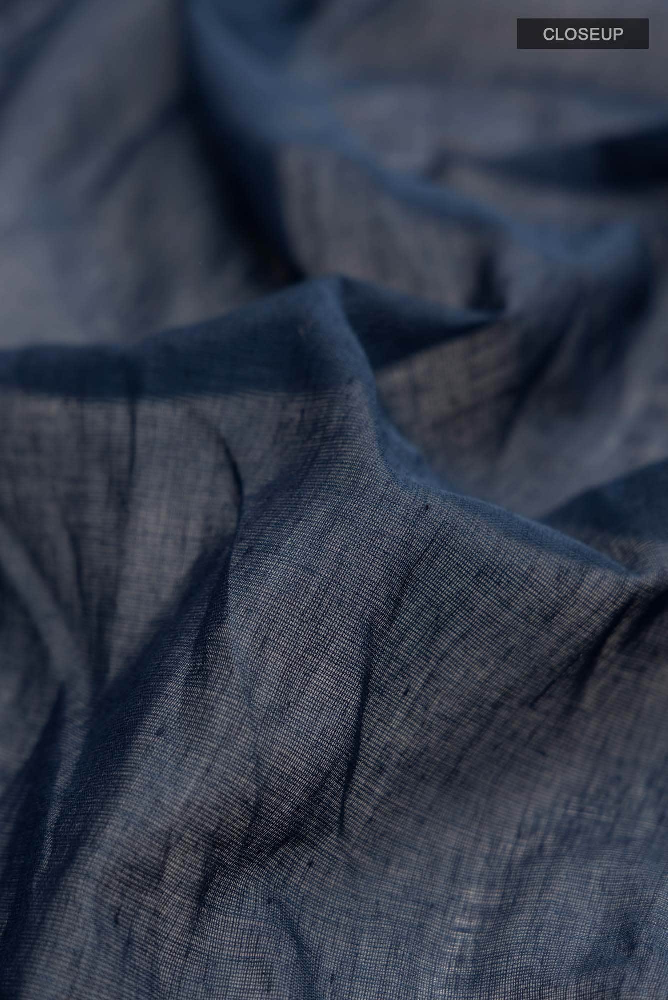 Anuradha-Navy Blue Bengal Cotton saree