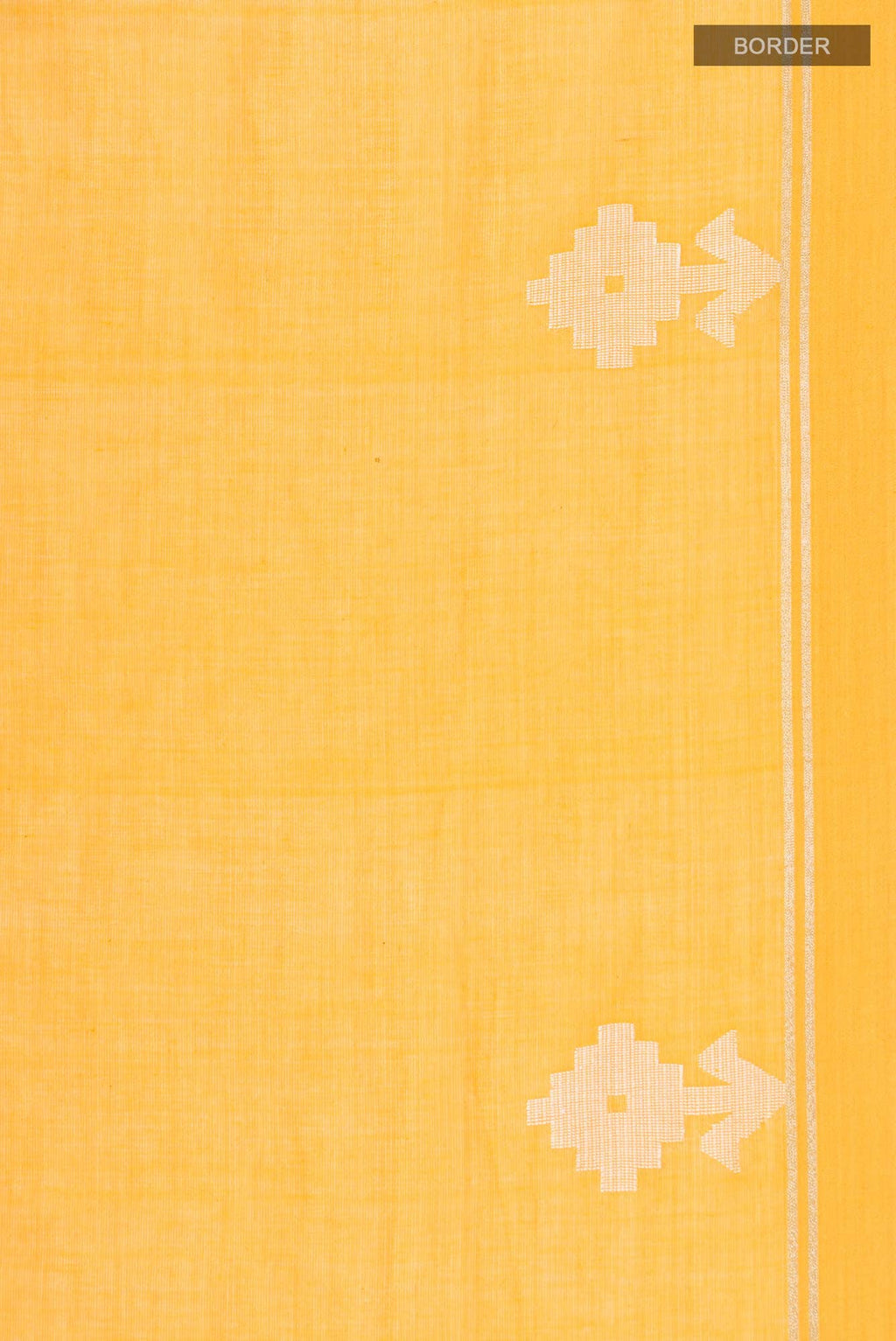 Anuradha-Mustard Yellow Bengal Cotton saree
