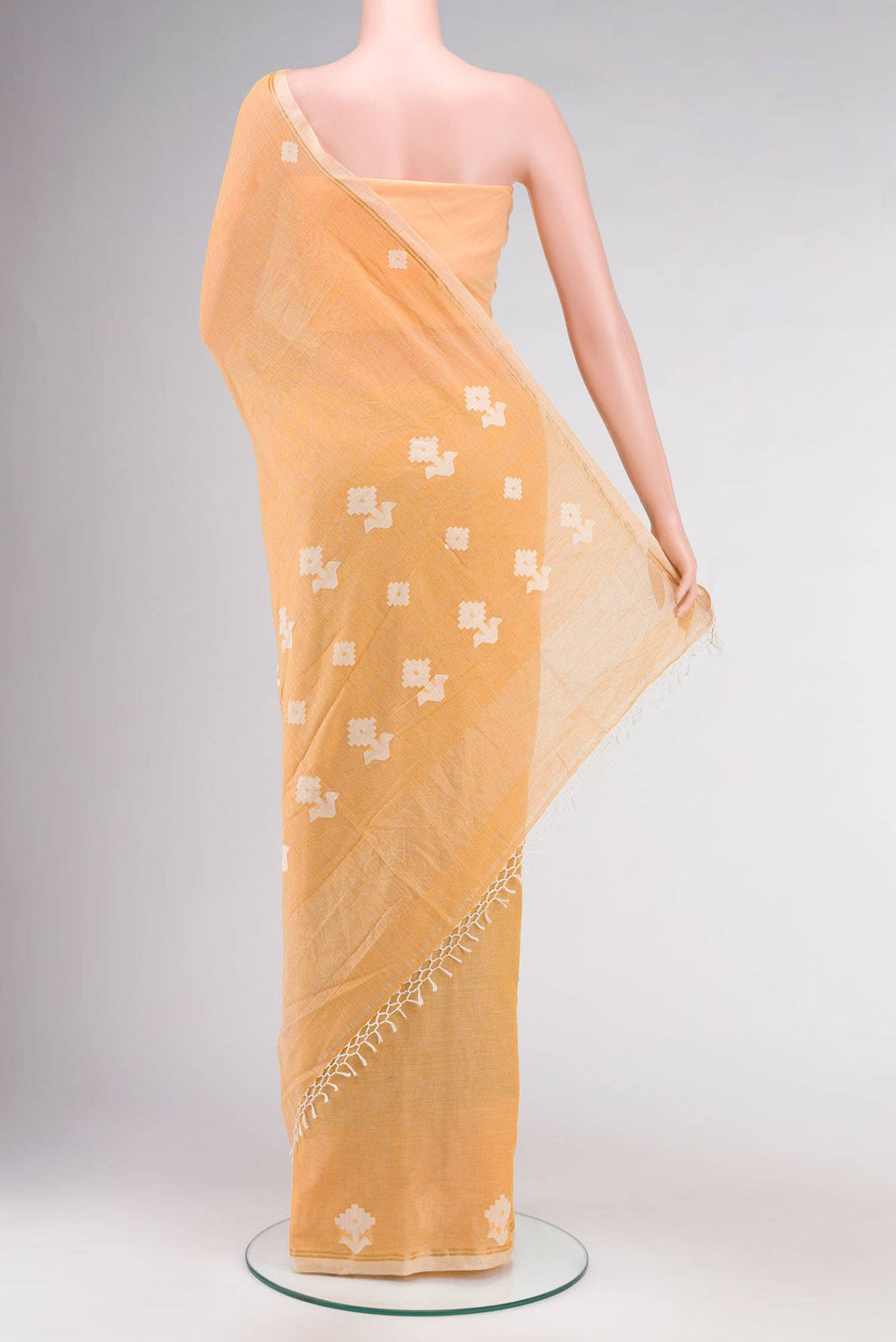 Anuradha-Sandal Bengal Cotton saree