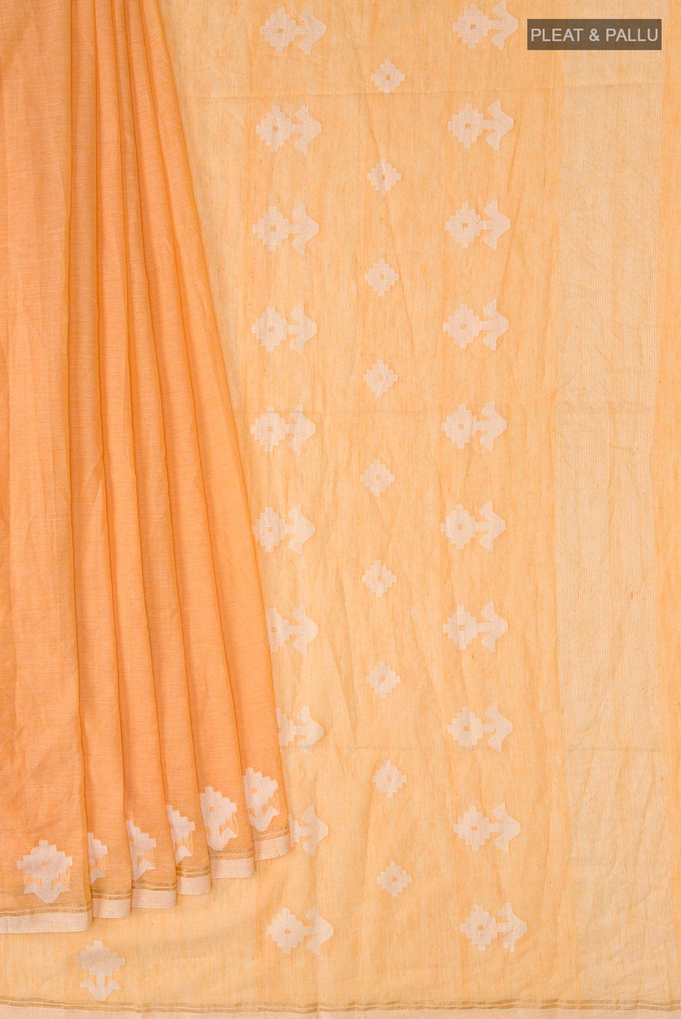 Anuradha-Sandal Bengal Cotton saree