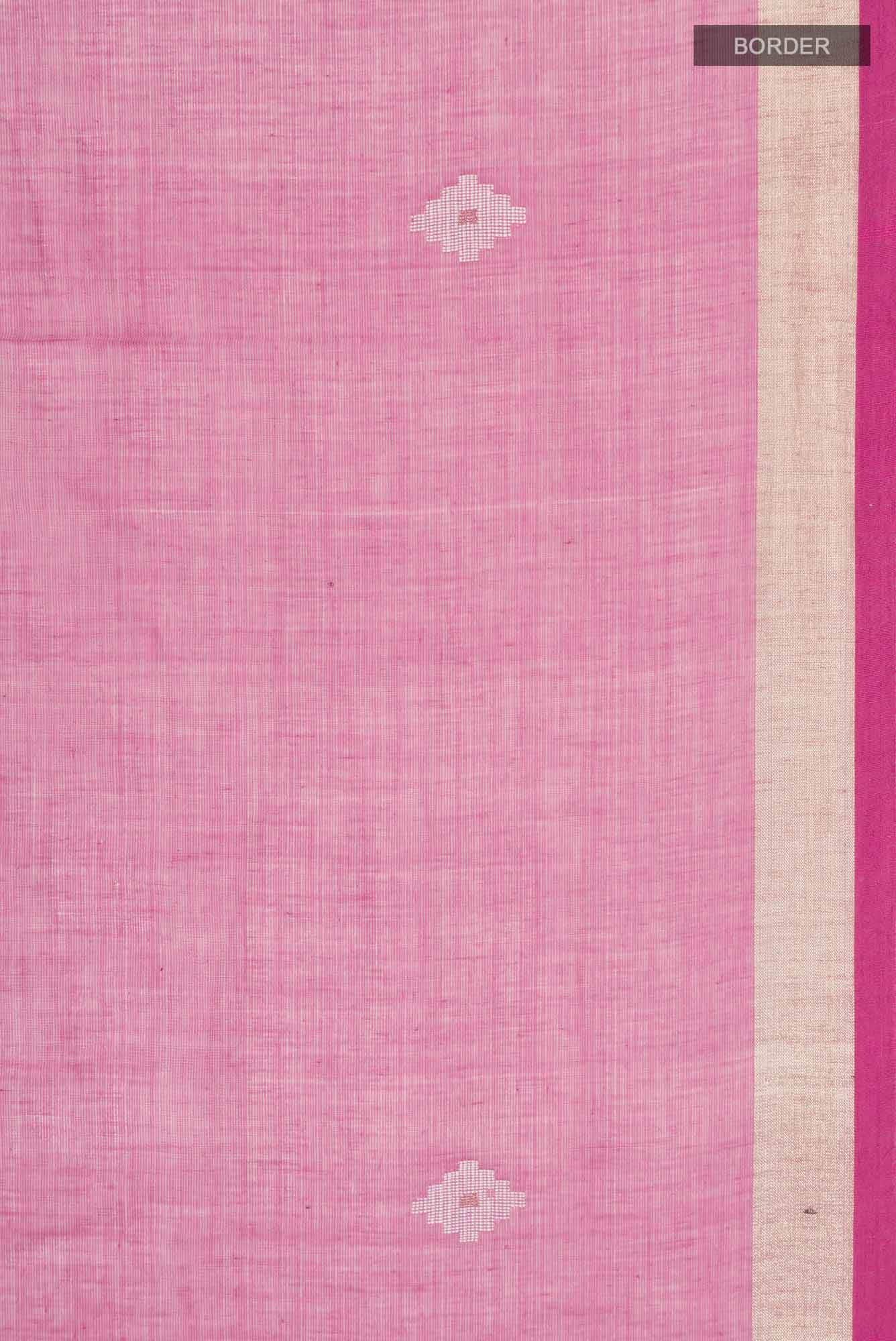Suchitra-Pink Bengal Cotton saree