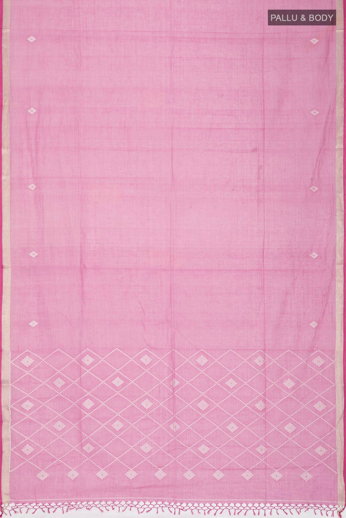Suchitra-Pink Bengal Cotton saree