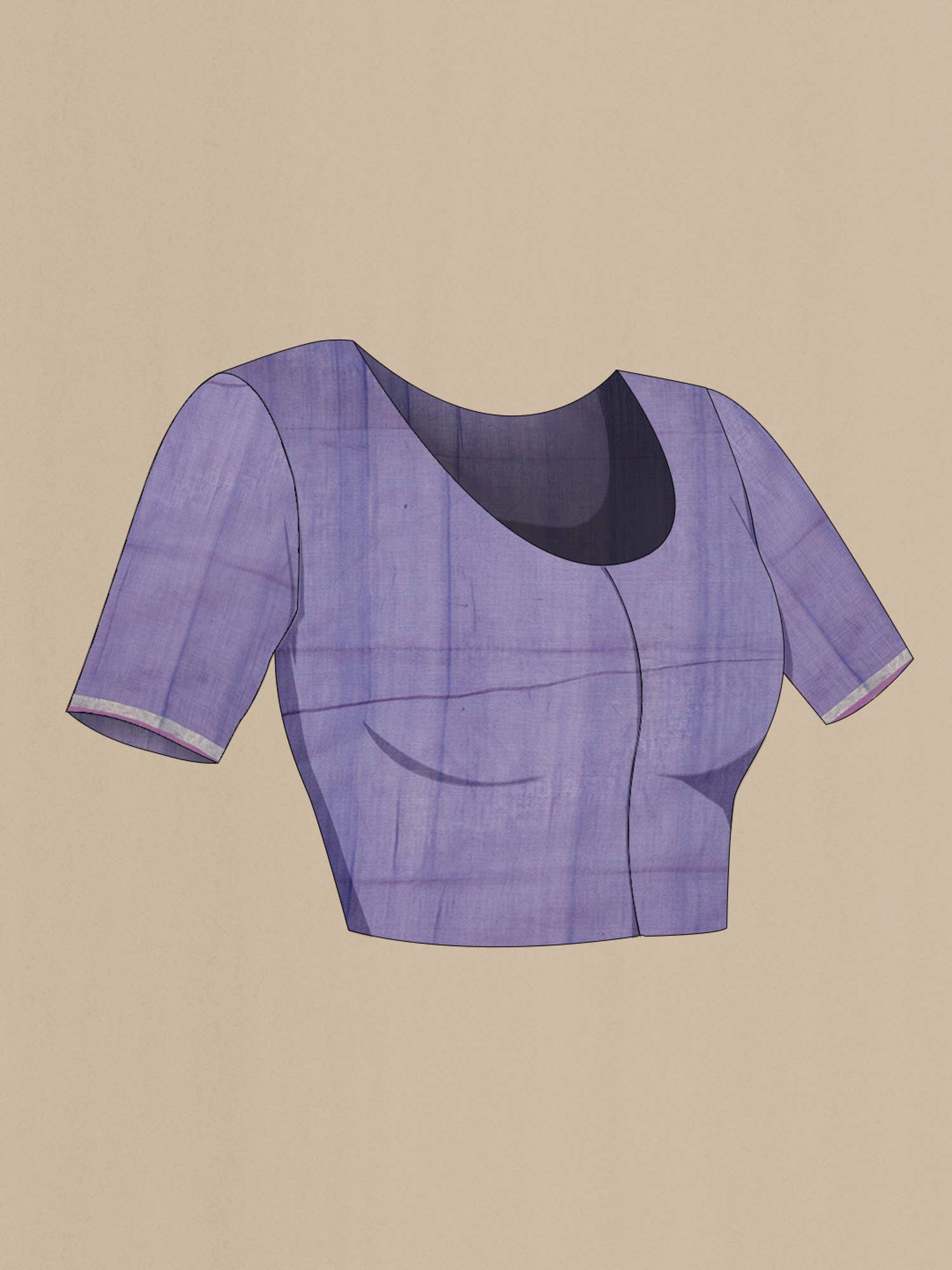 Suchitra-Indigo Bengal Cotton saree