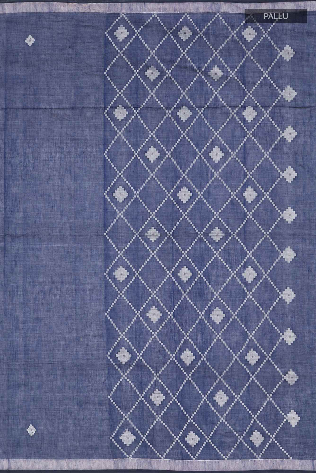 Suchitra-Navy Blue Bengal Cotton saree