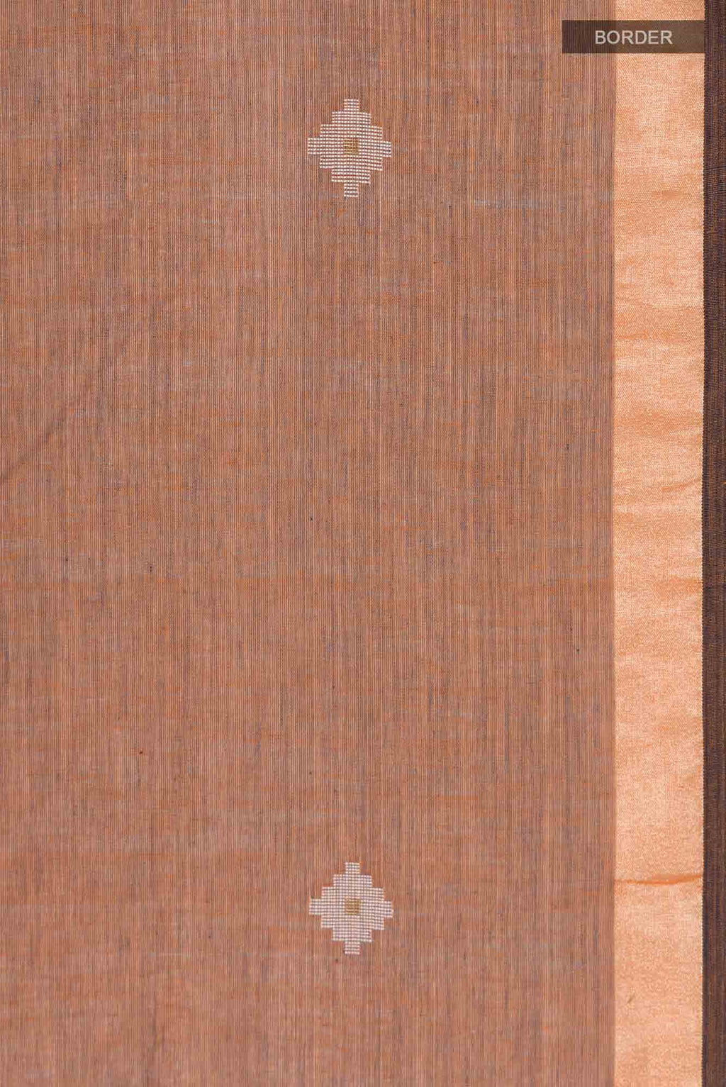 Suchitra-Brown Bengal Cotton saree