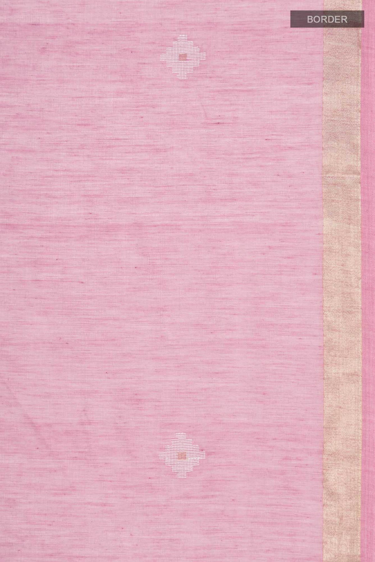 Suchitra-Light Pink Bengal Cotton saree