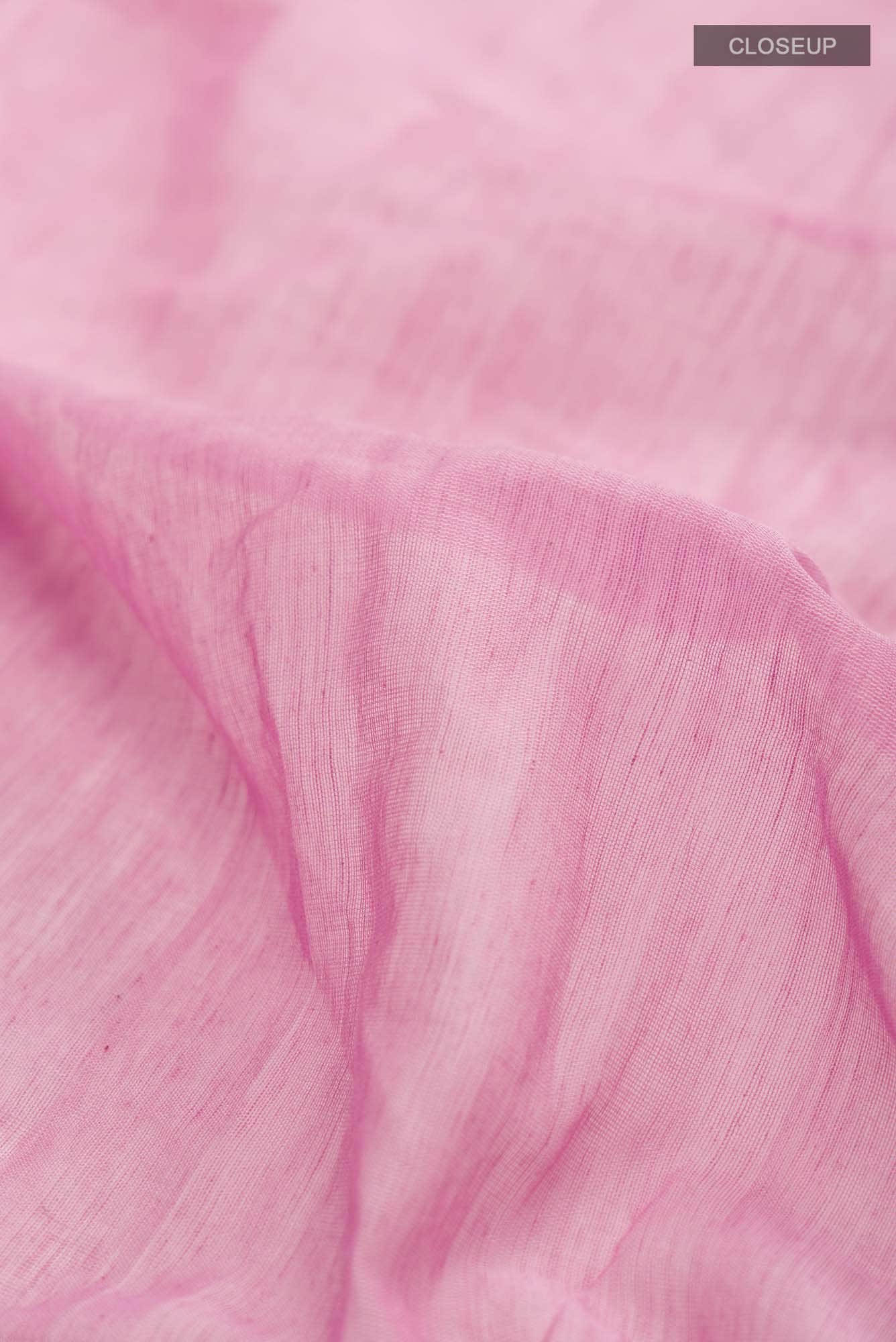 Suchitra-Light Pink Bengal Cotton saree