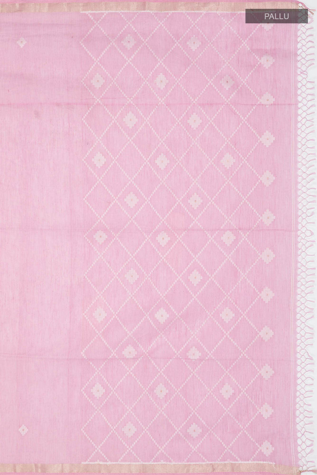 Suchitra-Light Pink Bengal Cotton saree
