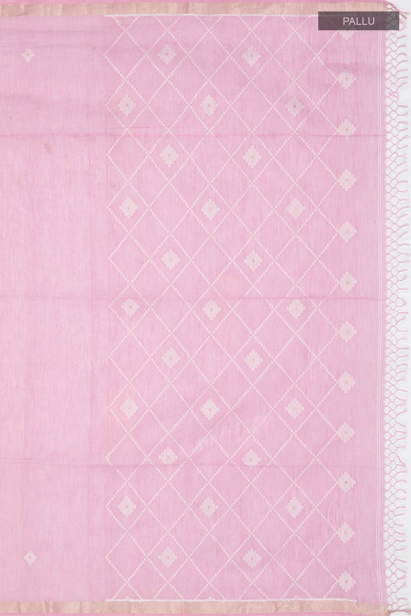 Suchitra-Light Pink Bengal Cotton saree