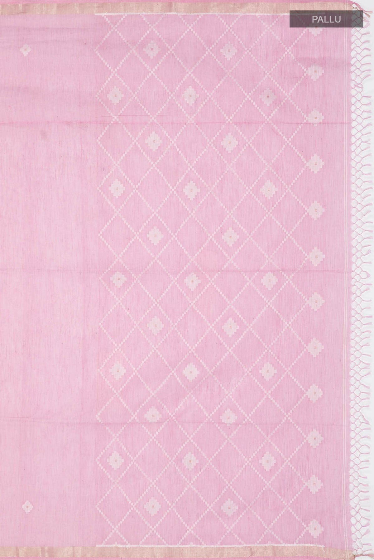 Suchitra-Light Pink Bengal Cotton saree