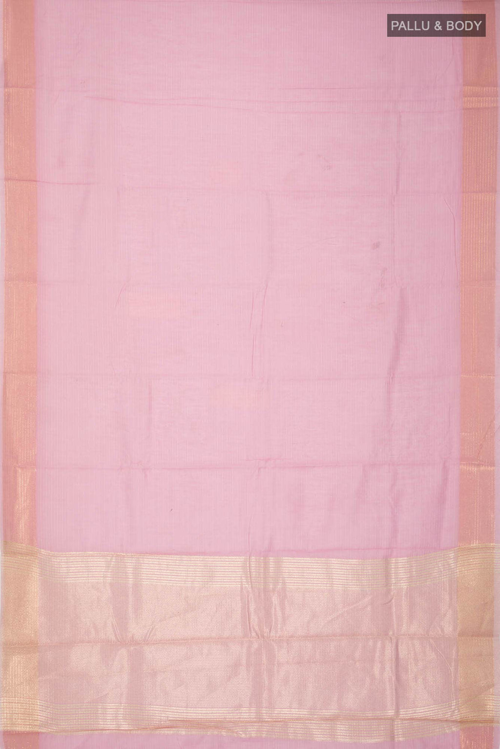 Pink Blended Silk Cotton Saree